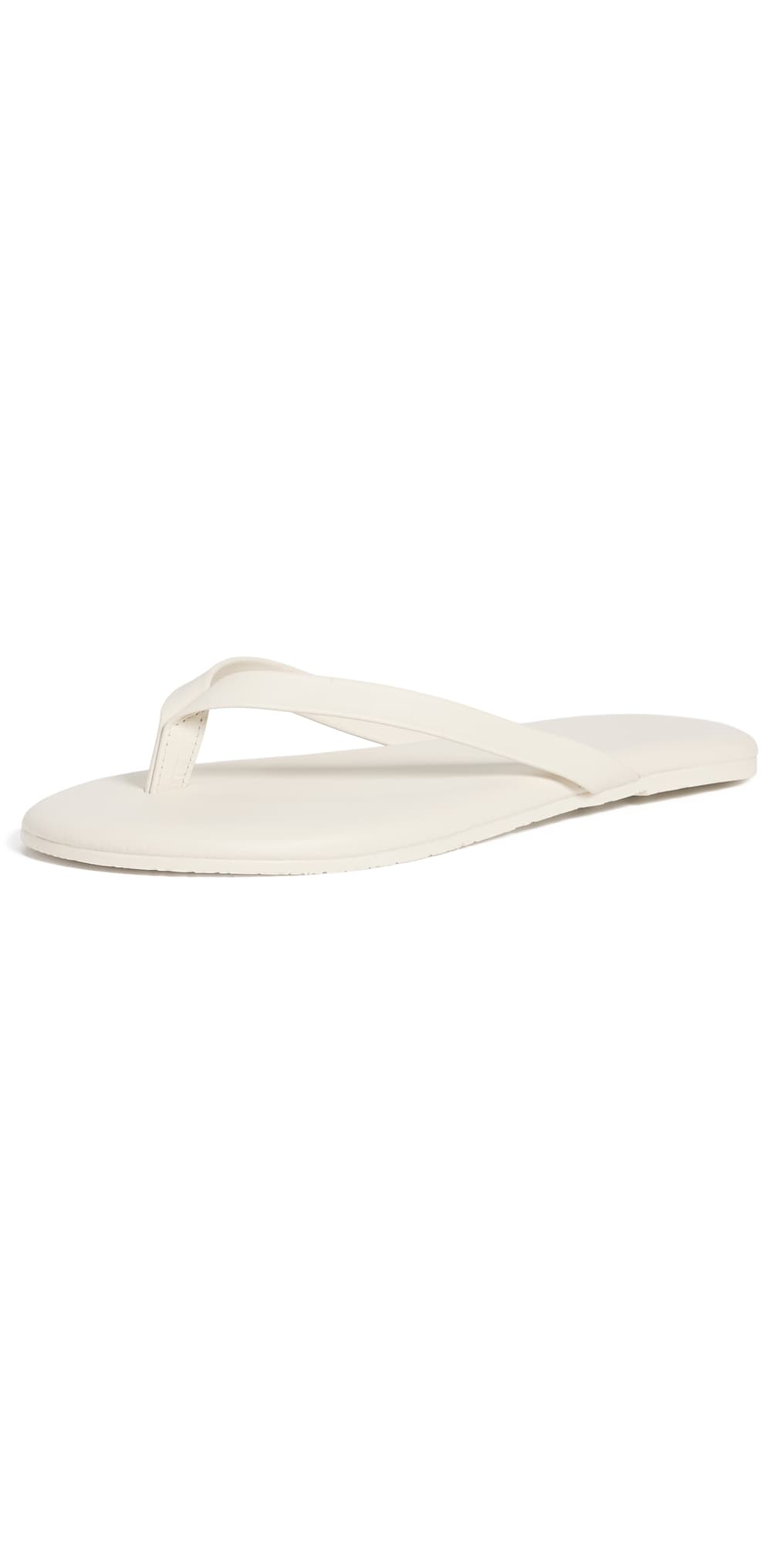 TKEES The Boyfriend Sandals Cream