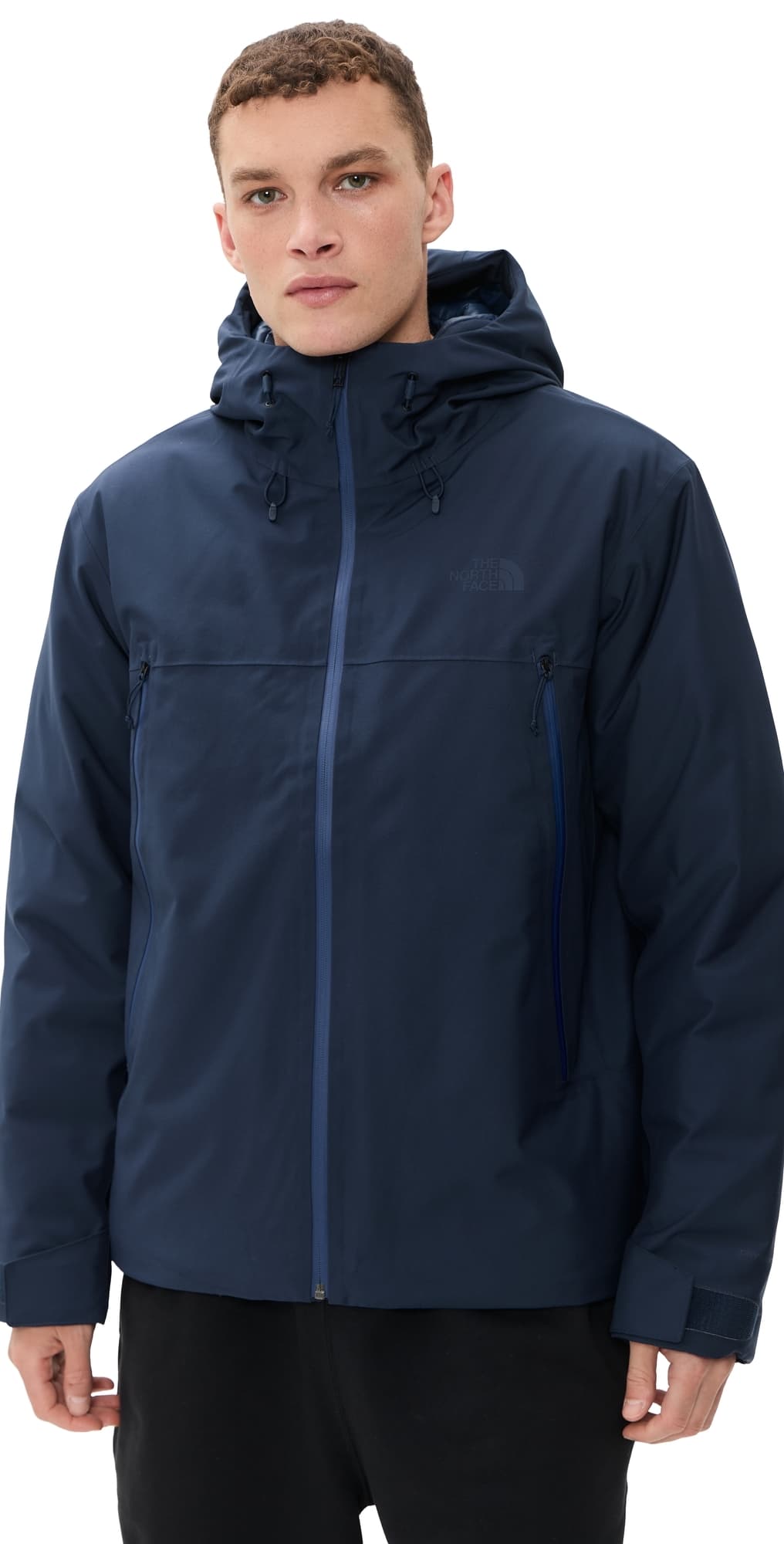 The North Face Mountain Range Down Hooded Jacket Summit Navy