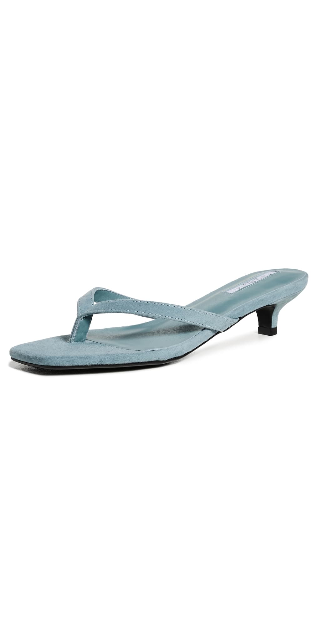 Tony Bianco Annie Heeled Sandals Denim Suede