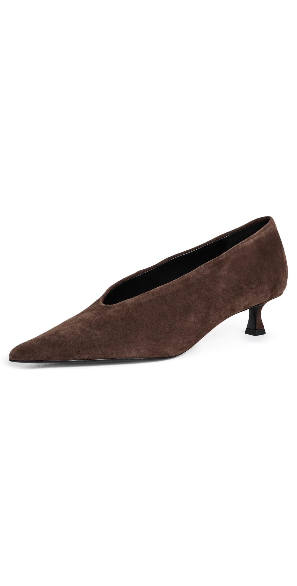 Tony Bianco Cherry Kitten Heel Pumps Espresso Suede