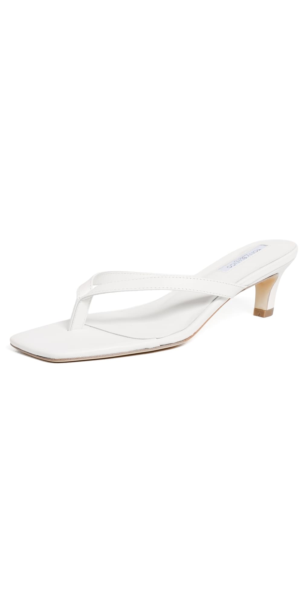 Tony Bianco Topaz Heeled Sandals White Nappa