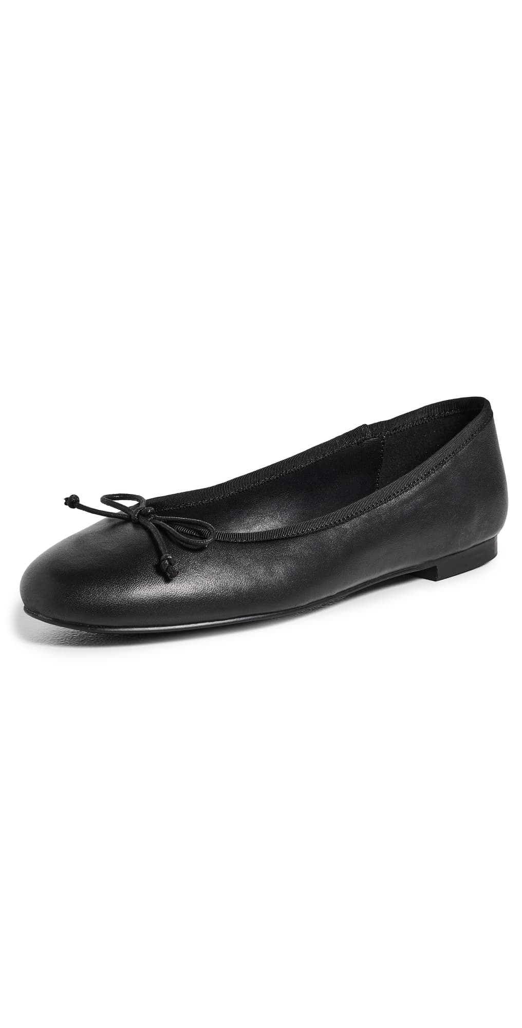 Tony Bianco Comma Ballet Flats Black Nappa