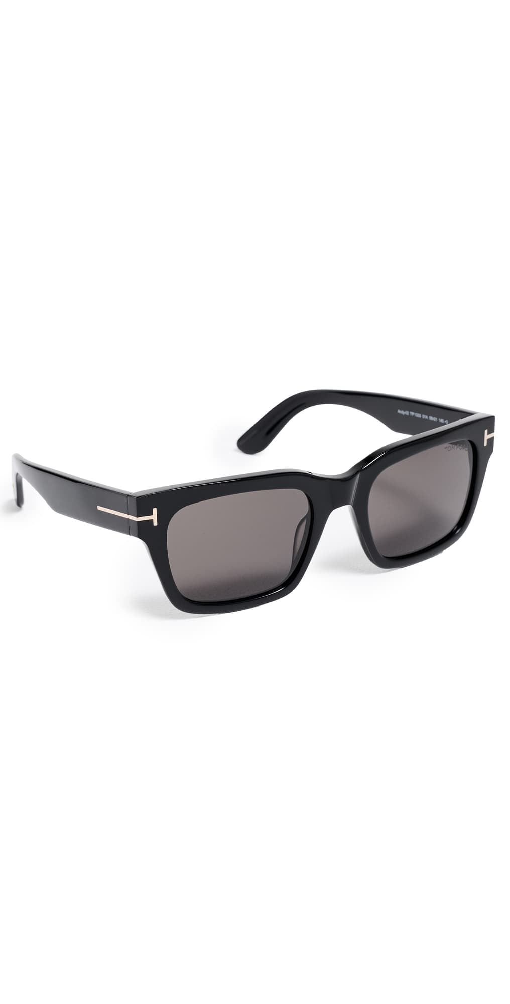 Tom Ford Andy Sunglasses Shiny Black