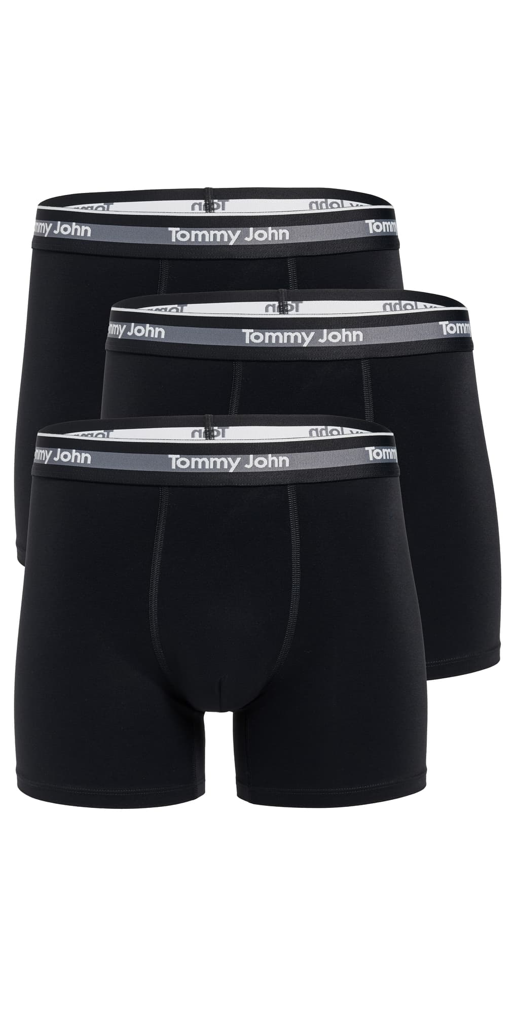 Tommy John Comfort Micro 4 Boxer Briefs 3 Pack Black