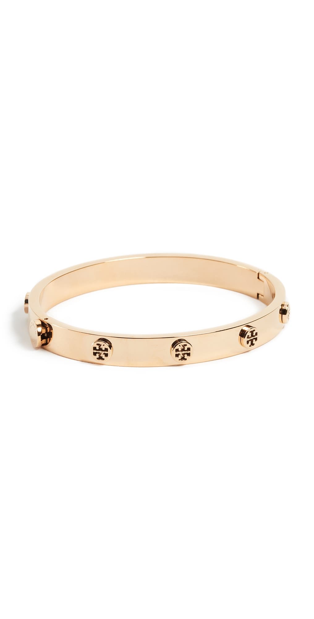 Tory Burch Icon Hinge Bracelet Tory Gold · One Size
