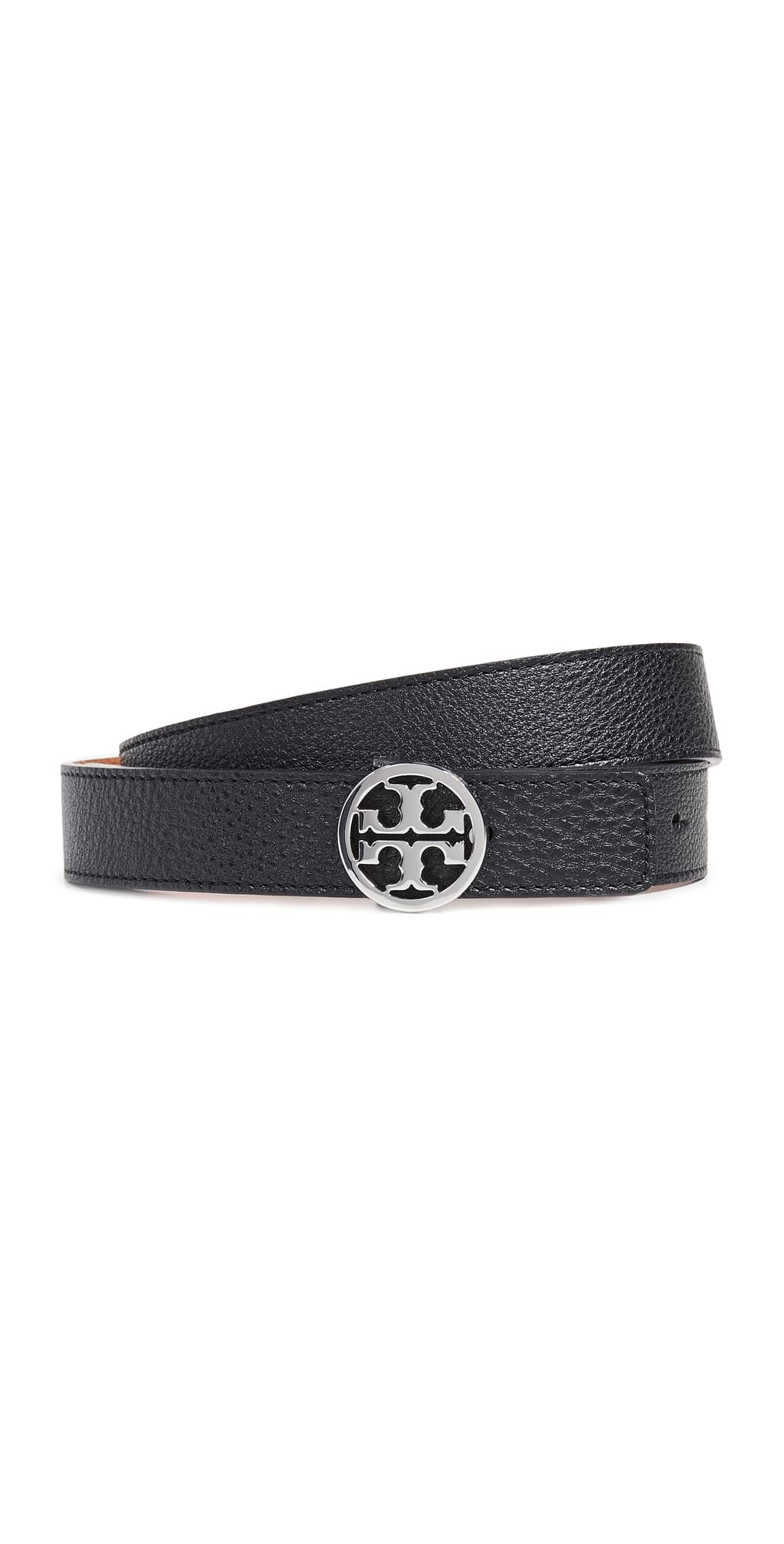Tory Burch Miller Reversible Belt 1 Black/Silver
