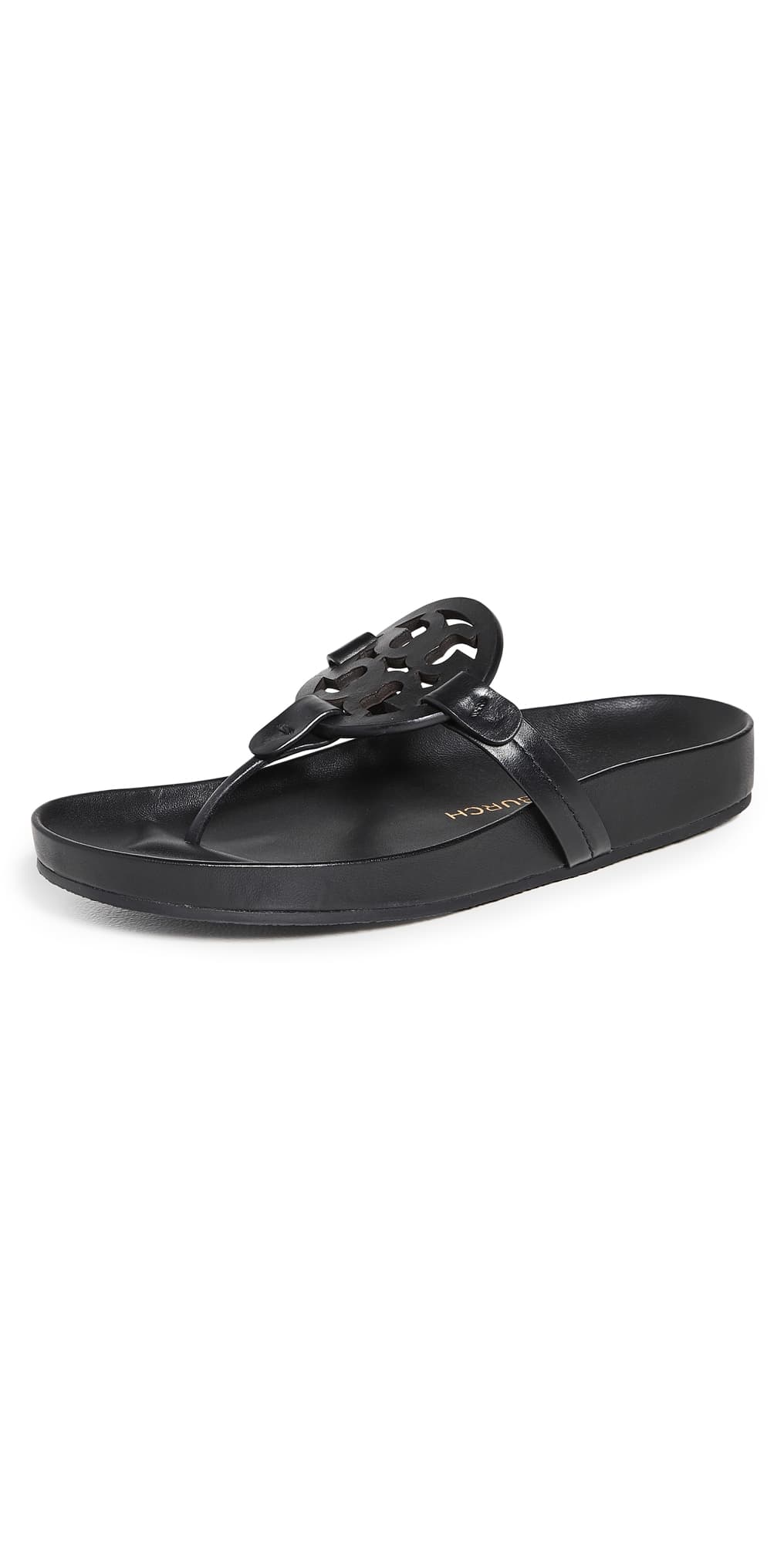 Tory Burch Miller Cloud Sandals Perfect Black