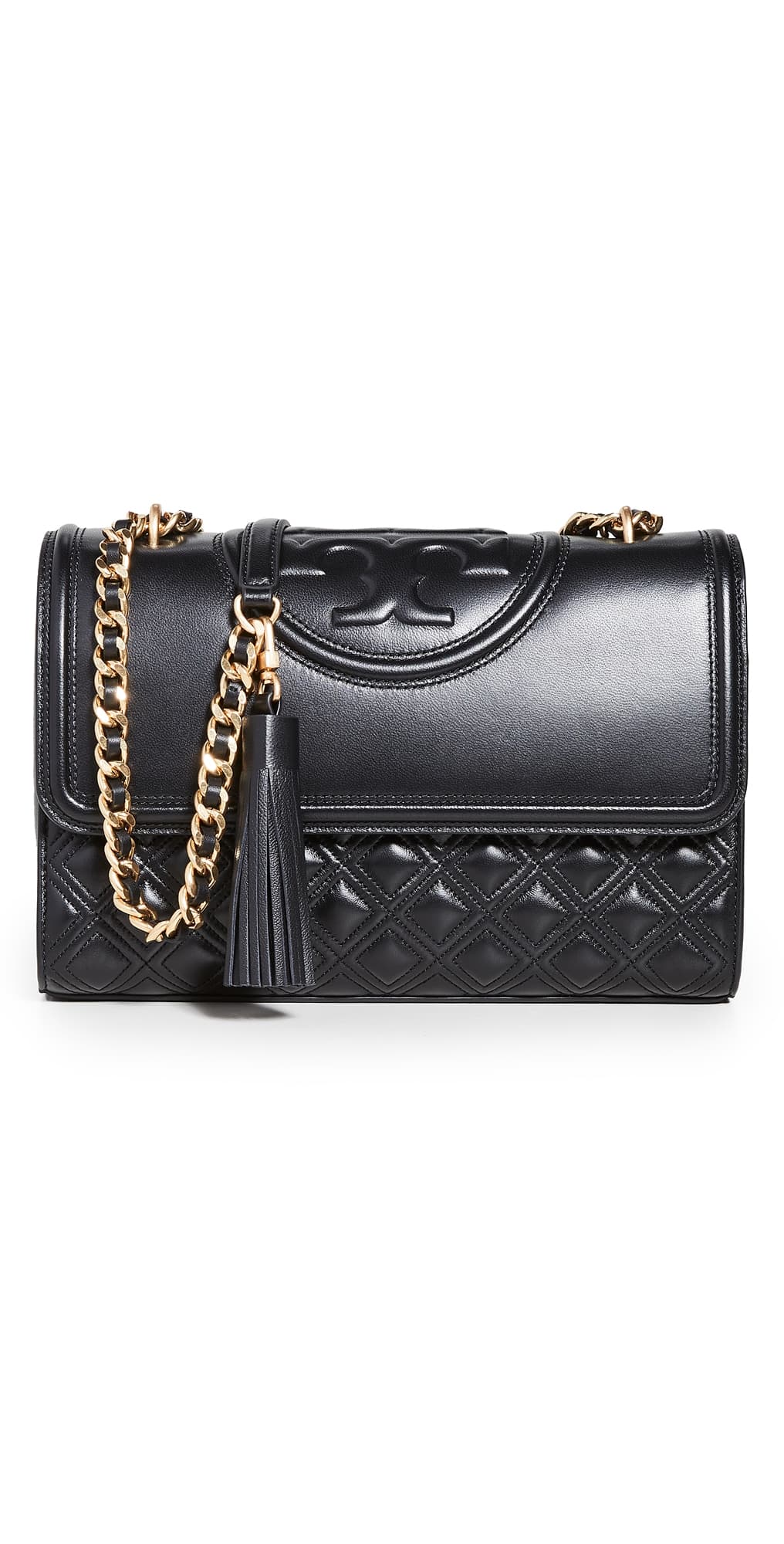 Tory Burch Fleming Convertible Shoulder Bag Black · One Size