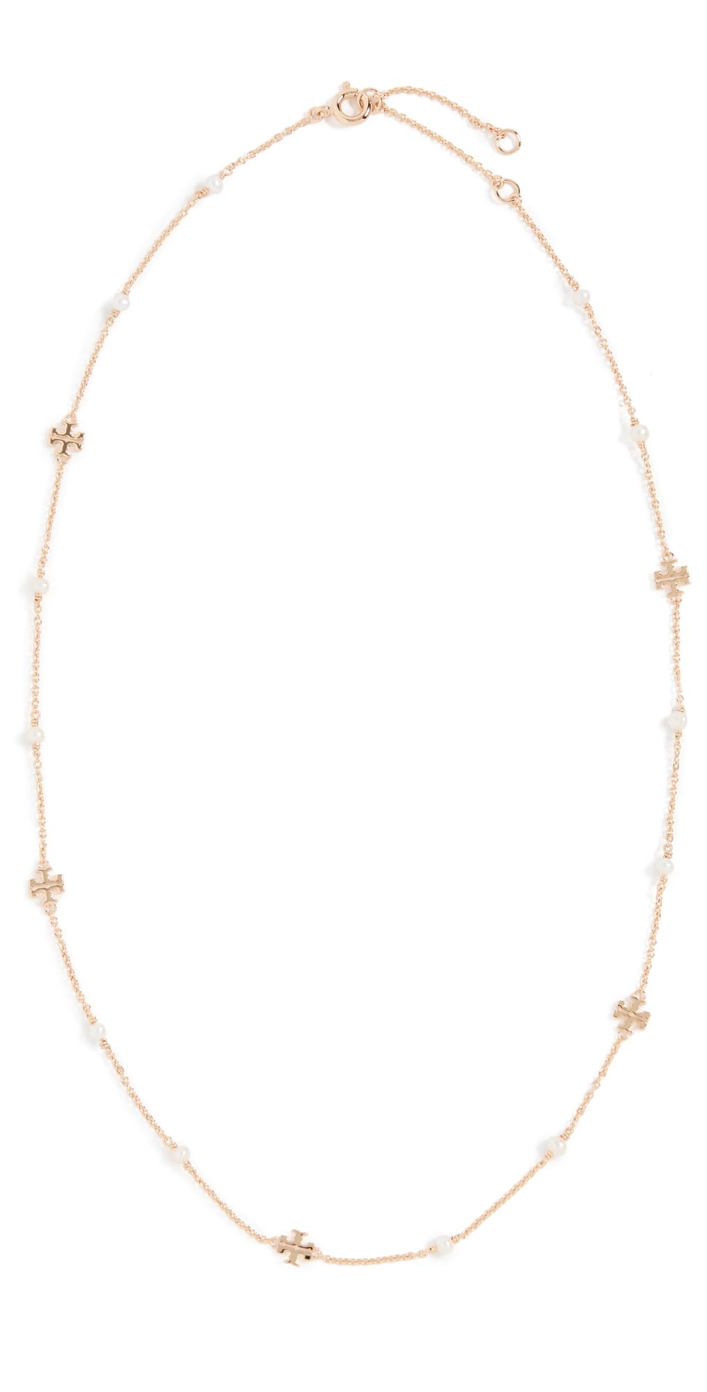 Tory Burch Delicate Moondance Pearl Necklace Tory Gold/Pearl · One Size