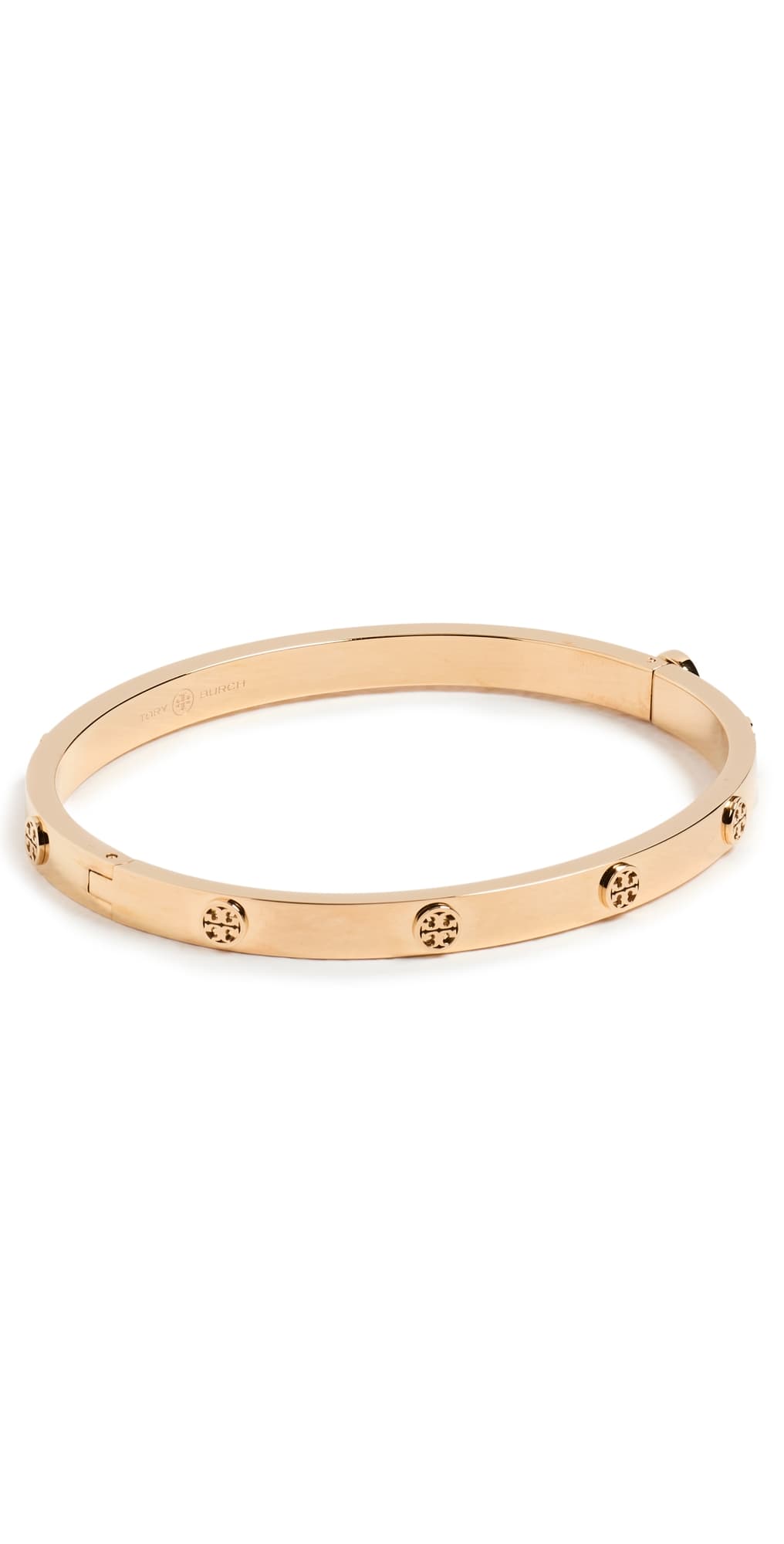 Tory Burch Thin Icon Hinge Bracelet Tory Gold · One Size