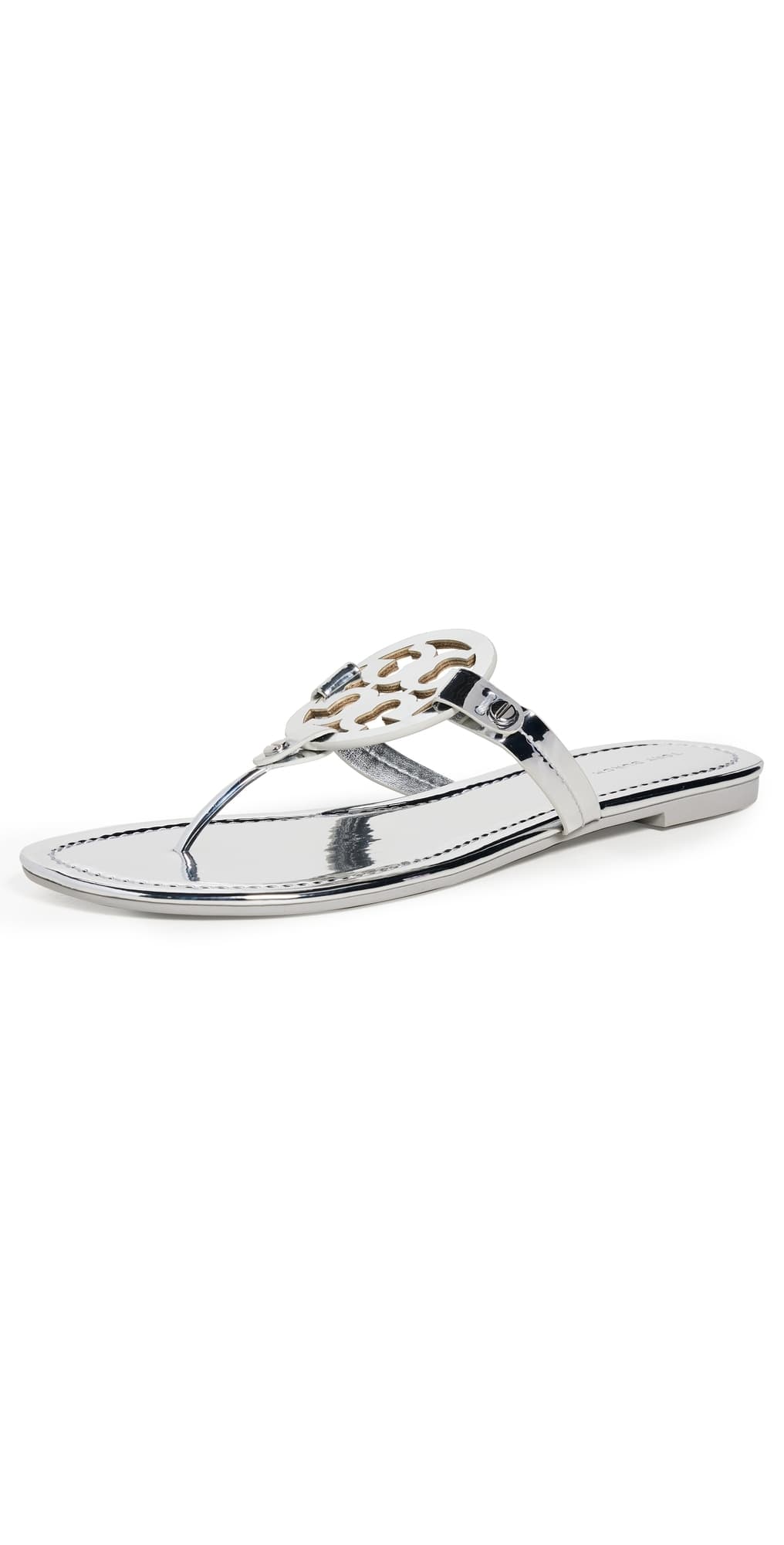 Tory Burch Miller Sandals Argento