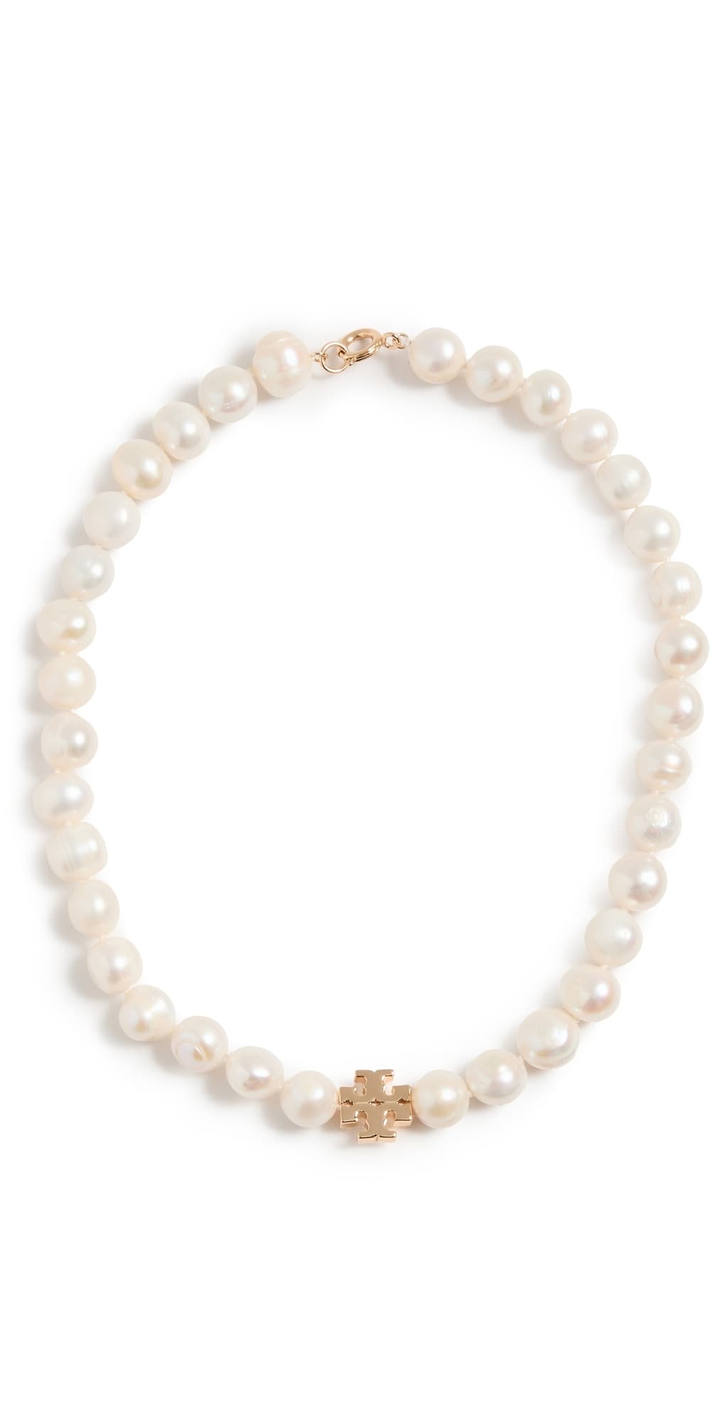 Tory Burch Moondance Pearl Necklace Tory Gold/Cream · One Size