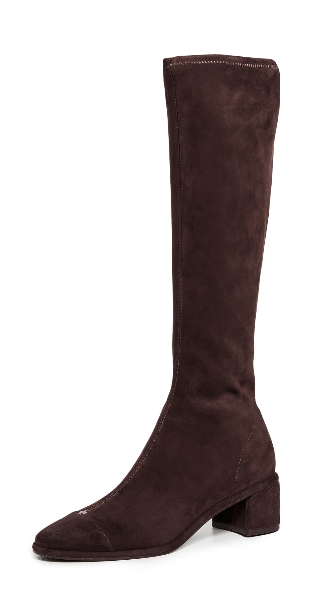 Tory Burch Knee High Boots 55mm Dark Cocoa