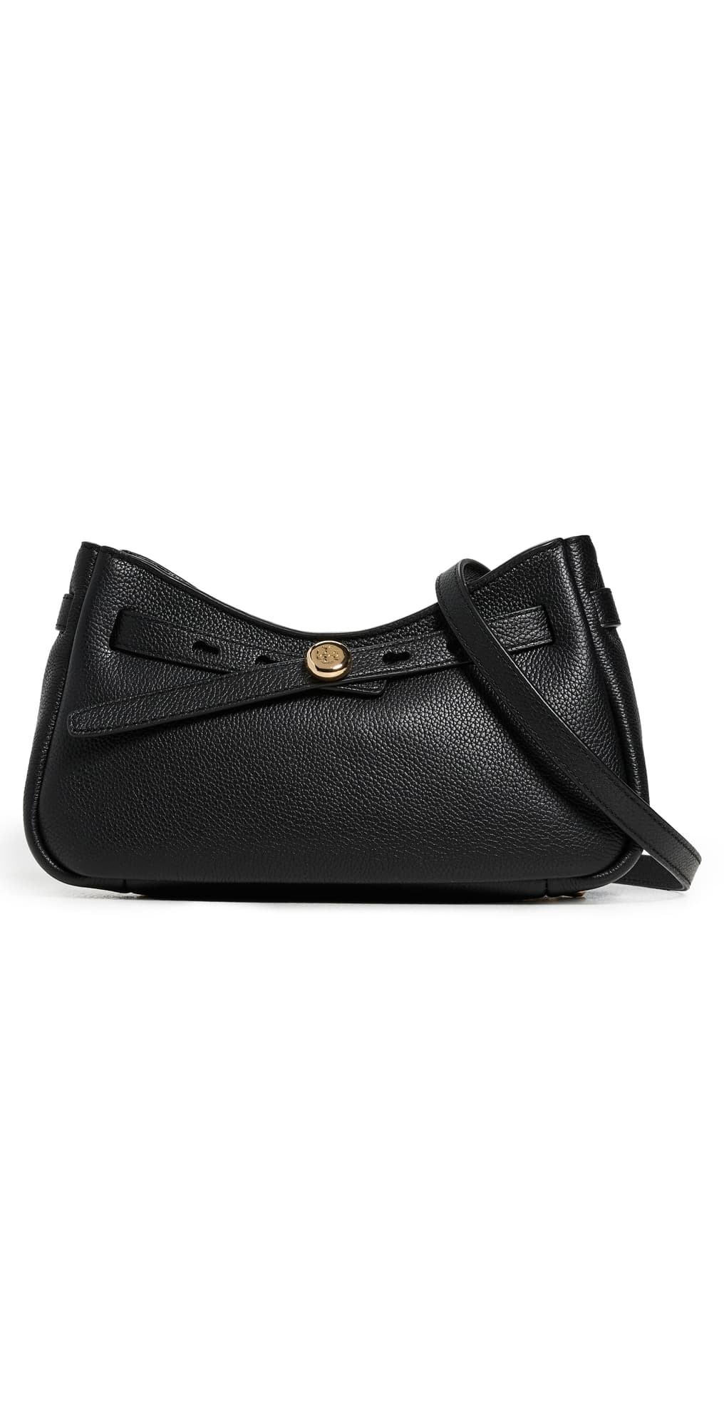 Tory Burch Romy Zip Top Crossbody Bag Black · One Size