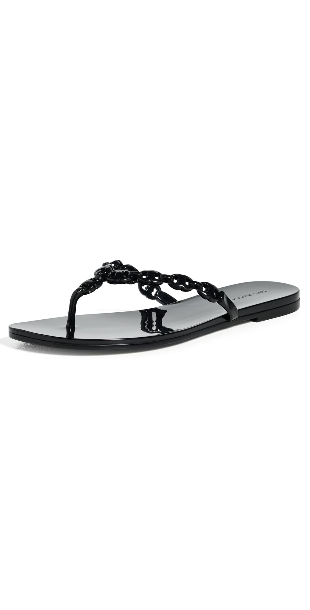 Tory Burch Gemini Link Jelly Sandals Black