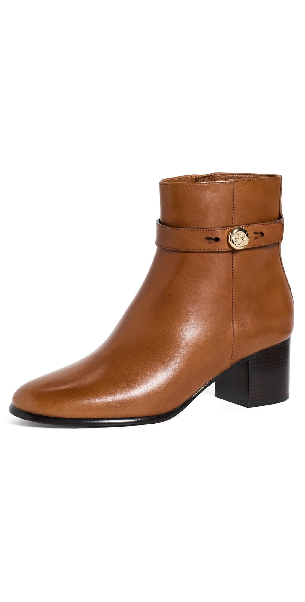 Tory Burch Romy Ankle Boots Classic Cuoio