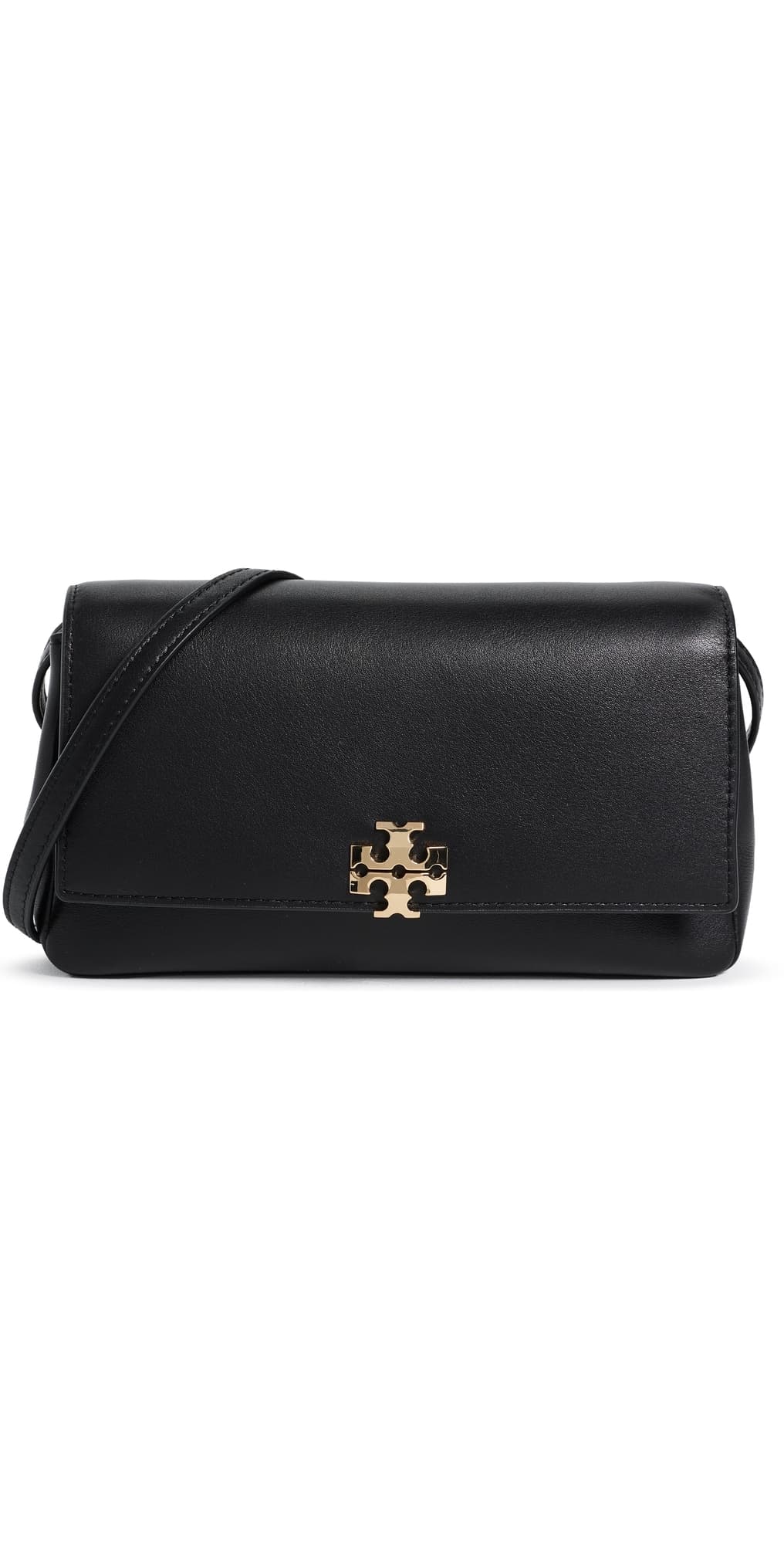 Tory Burch Charlie Wallet On Chain Black