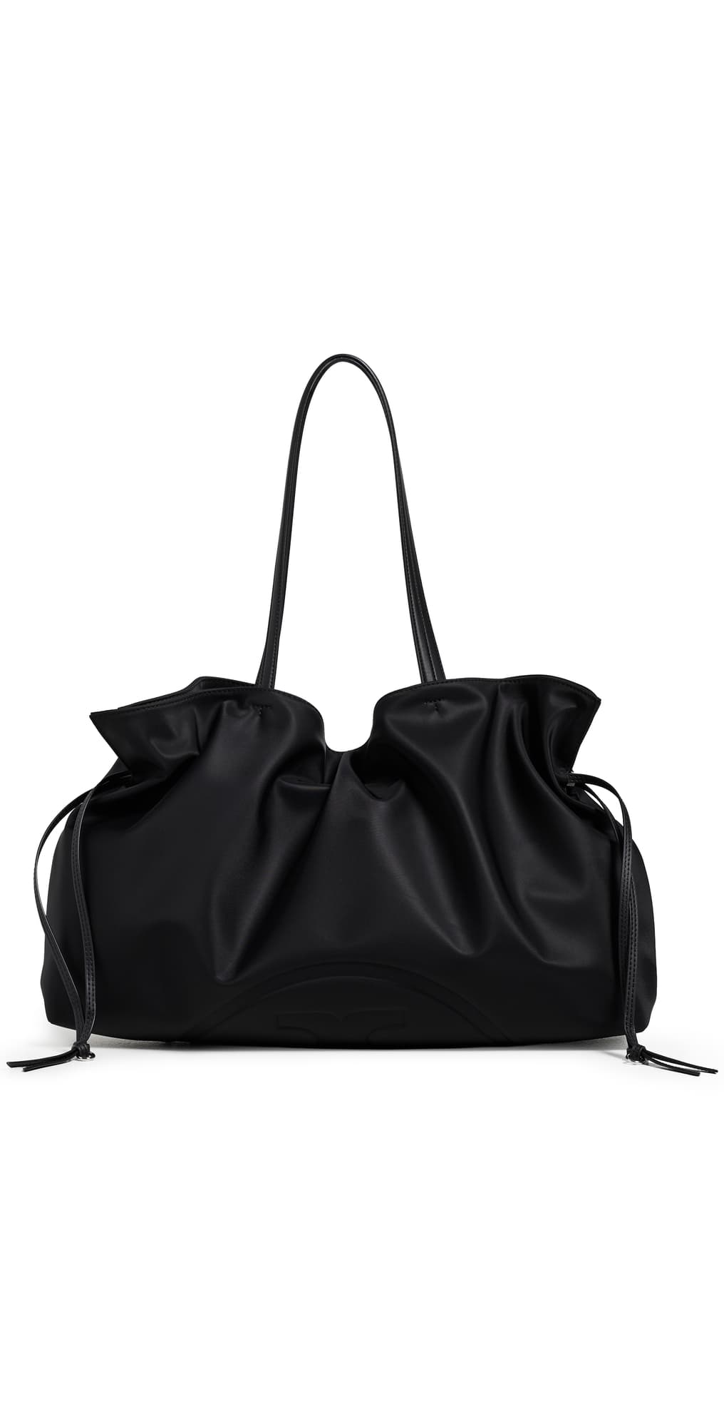 Tory Burch Ella Nylon Drawstring Tote Black · One Size