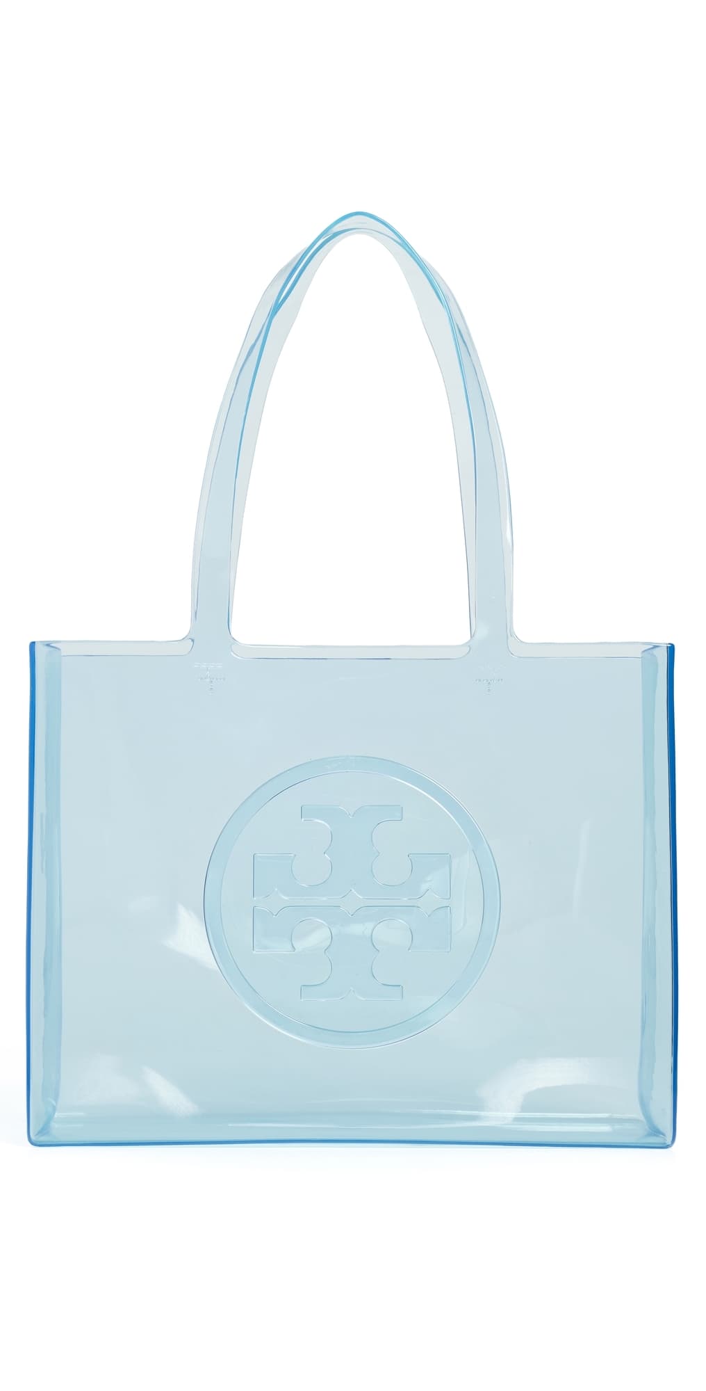 Tory Burch Ella Small Clear Tote Pool Blue