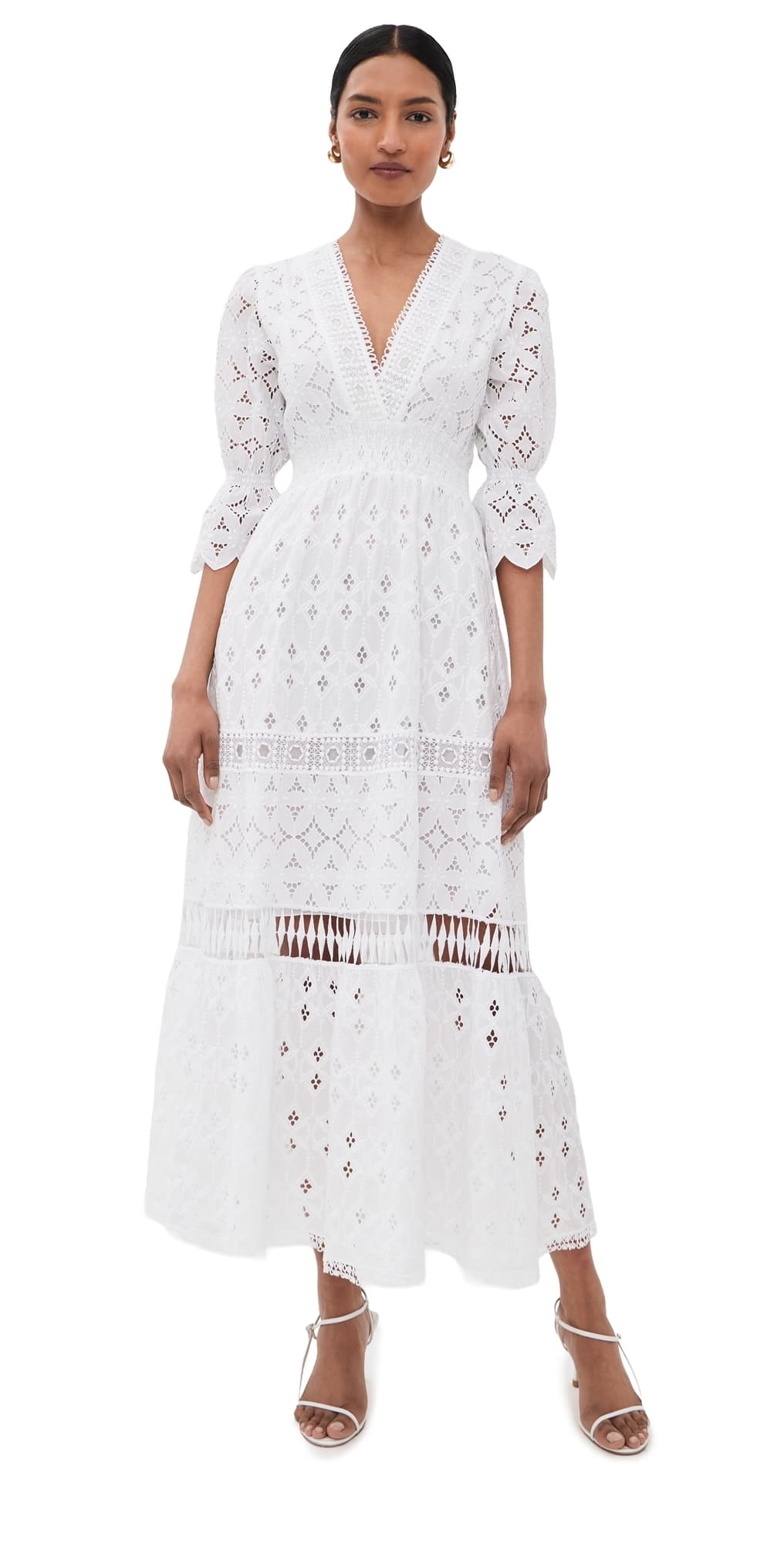 Temptation Positano Curry Dress White