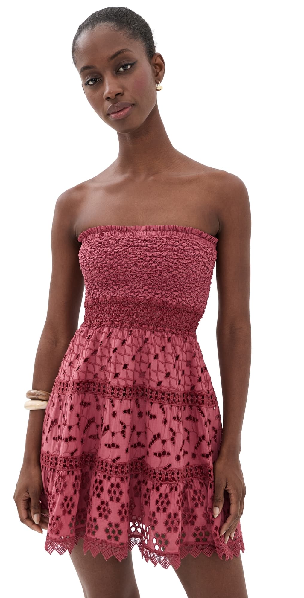 Temptation Positano Albegna Dress Burgundy