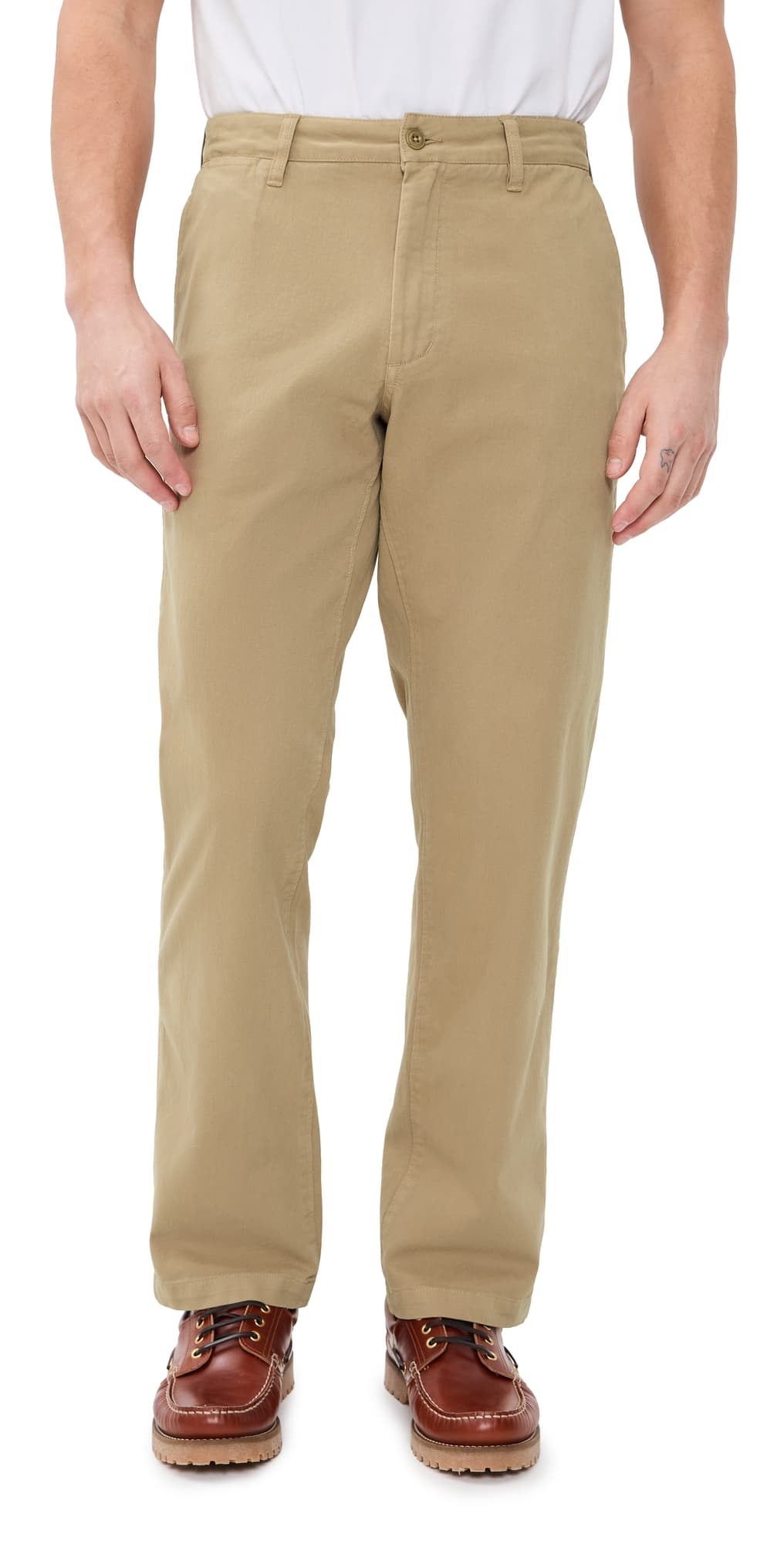 Taylor Stitch The Straight Foundation Pants Organic Khaki