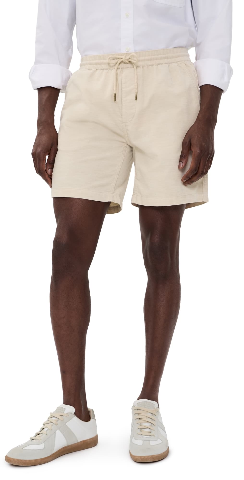 Taylor Stitch The Apres Shorts In Cotton Corduroy 7 Heather Oat Pincord