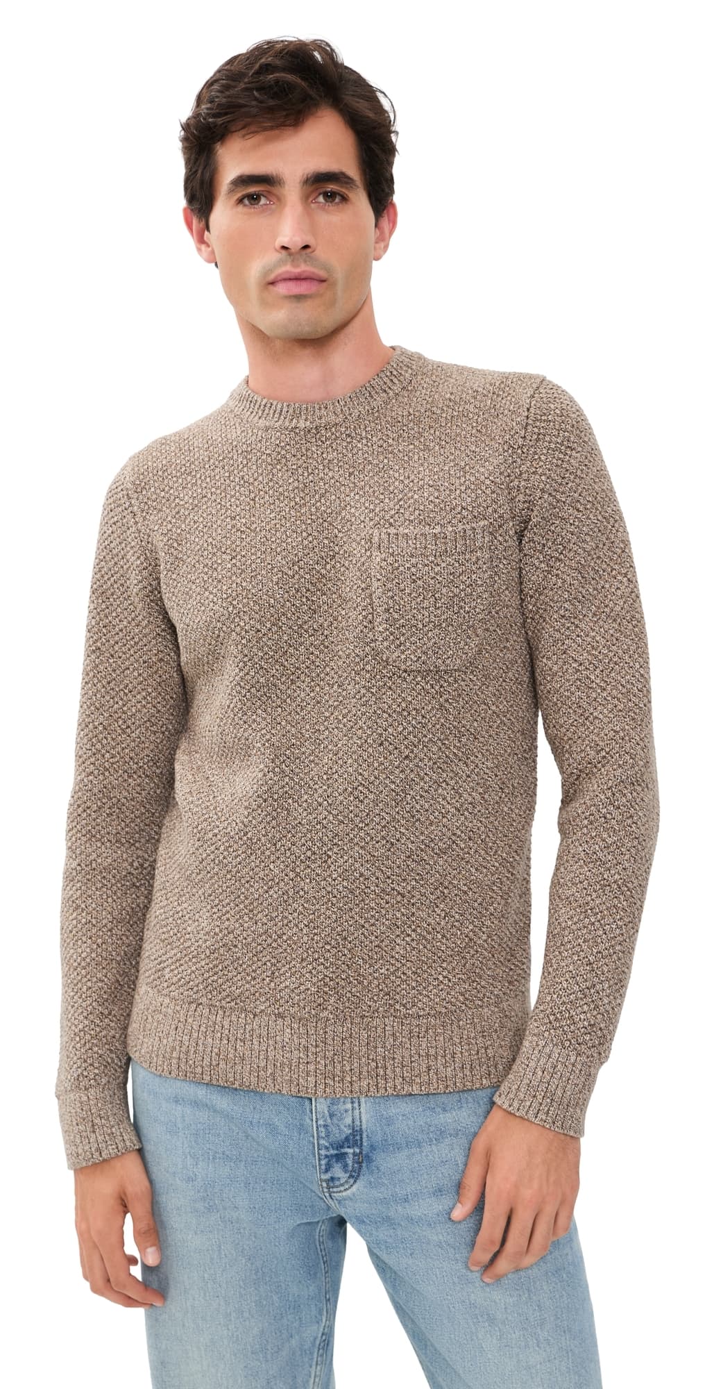 Taylor Stitch The Crawford Crew Sweater Coffee
