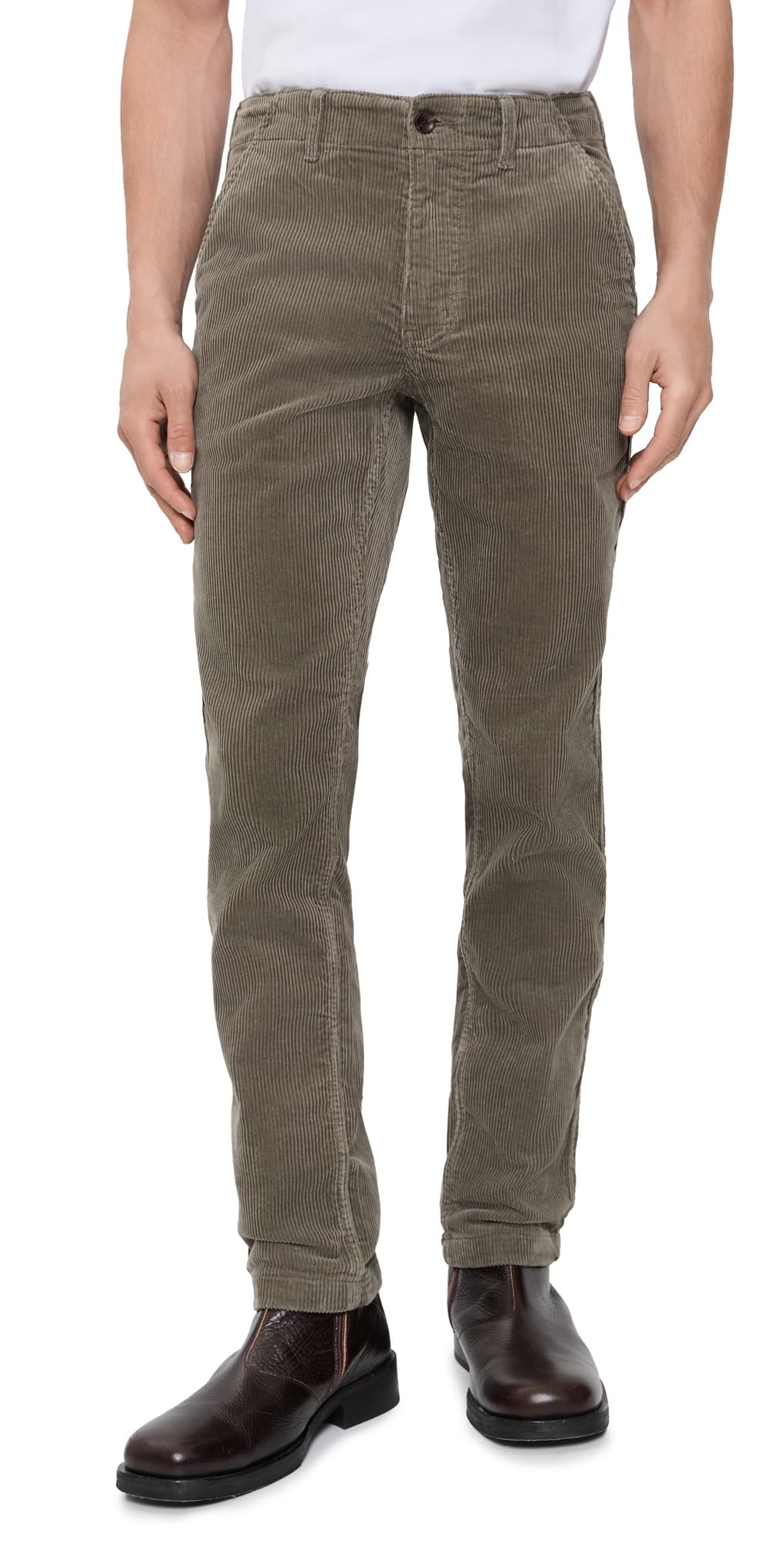 Taylor Stitch The Carnegie Pants Smoked Olive Corduroy
