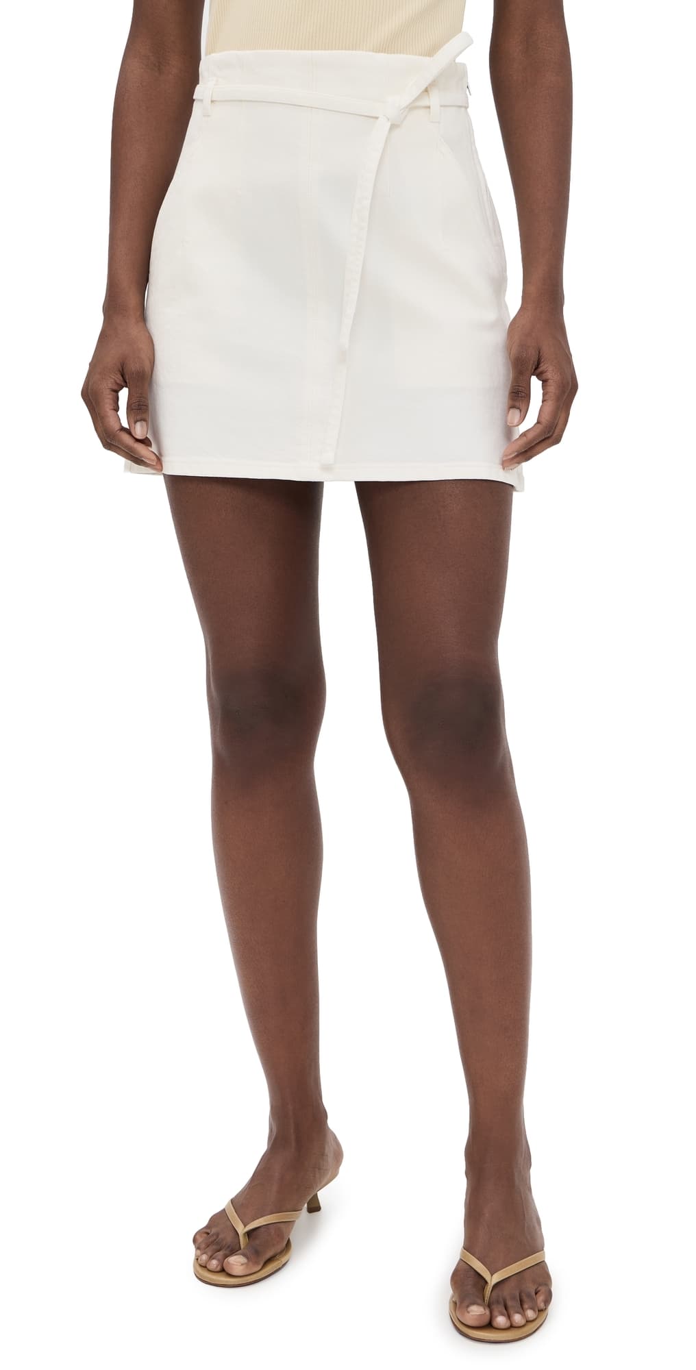 Tanya Taylor Annika Skirt Chalk