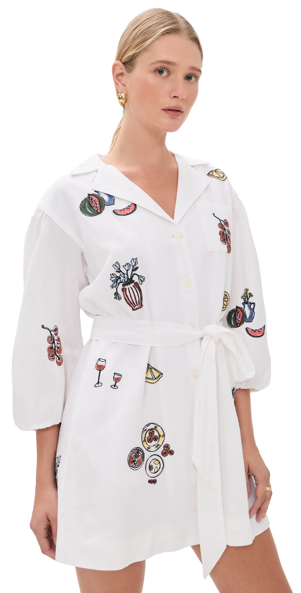 Tanya Taylor Sadie Dress Optic White