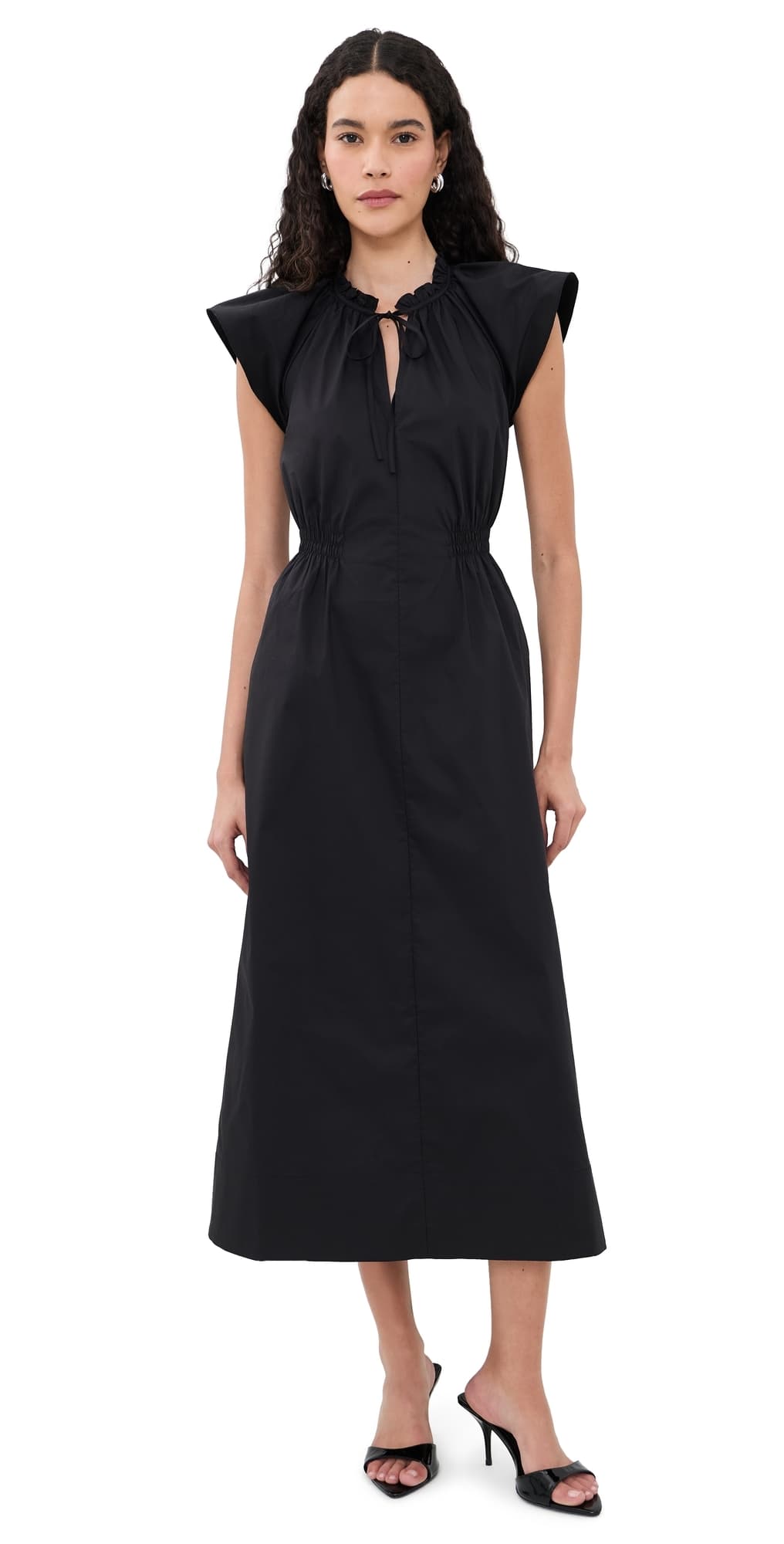 Tanya Taylor Ivana Dress Black