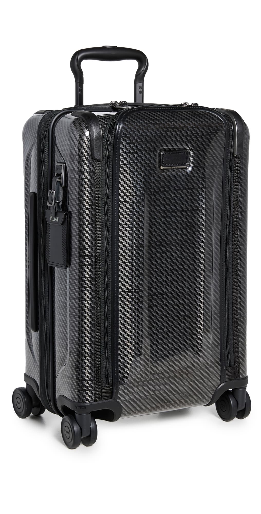 TUMI International Front Pocket Expandable 4 Wheeled Carry-On Black/Graphite