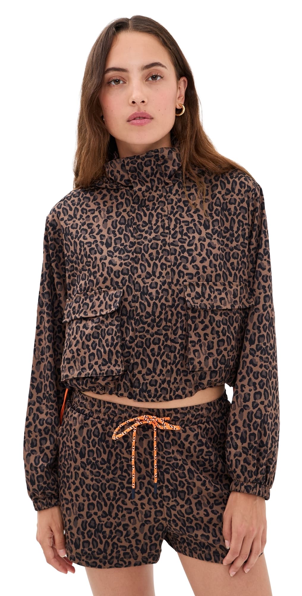 The Upside Ludlow Ace Shell Jacket Leopard
