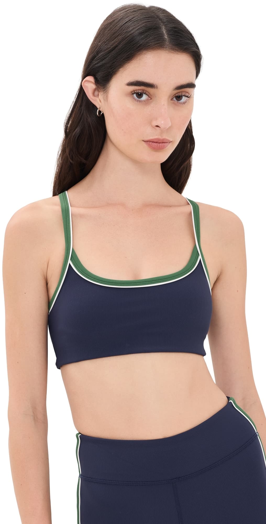 The Upside Rhythm Faye Racerback Bra Navy