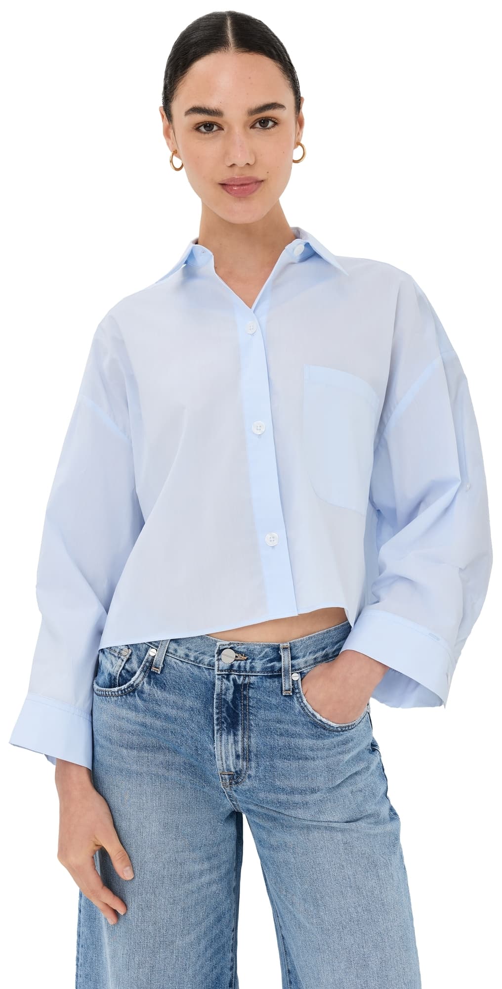 TWP Next Ex Shirt Baby Blue