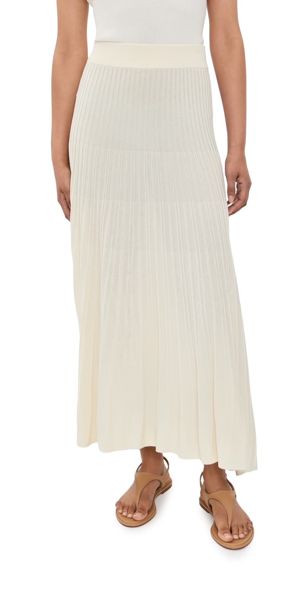 TWP Midi Skirt Ivory