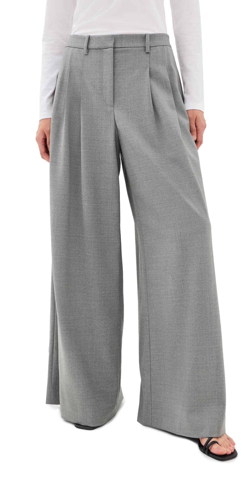 TWP Avery Trousers Medium Heather Grey