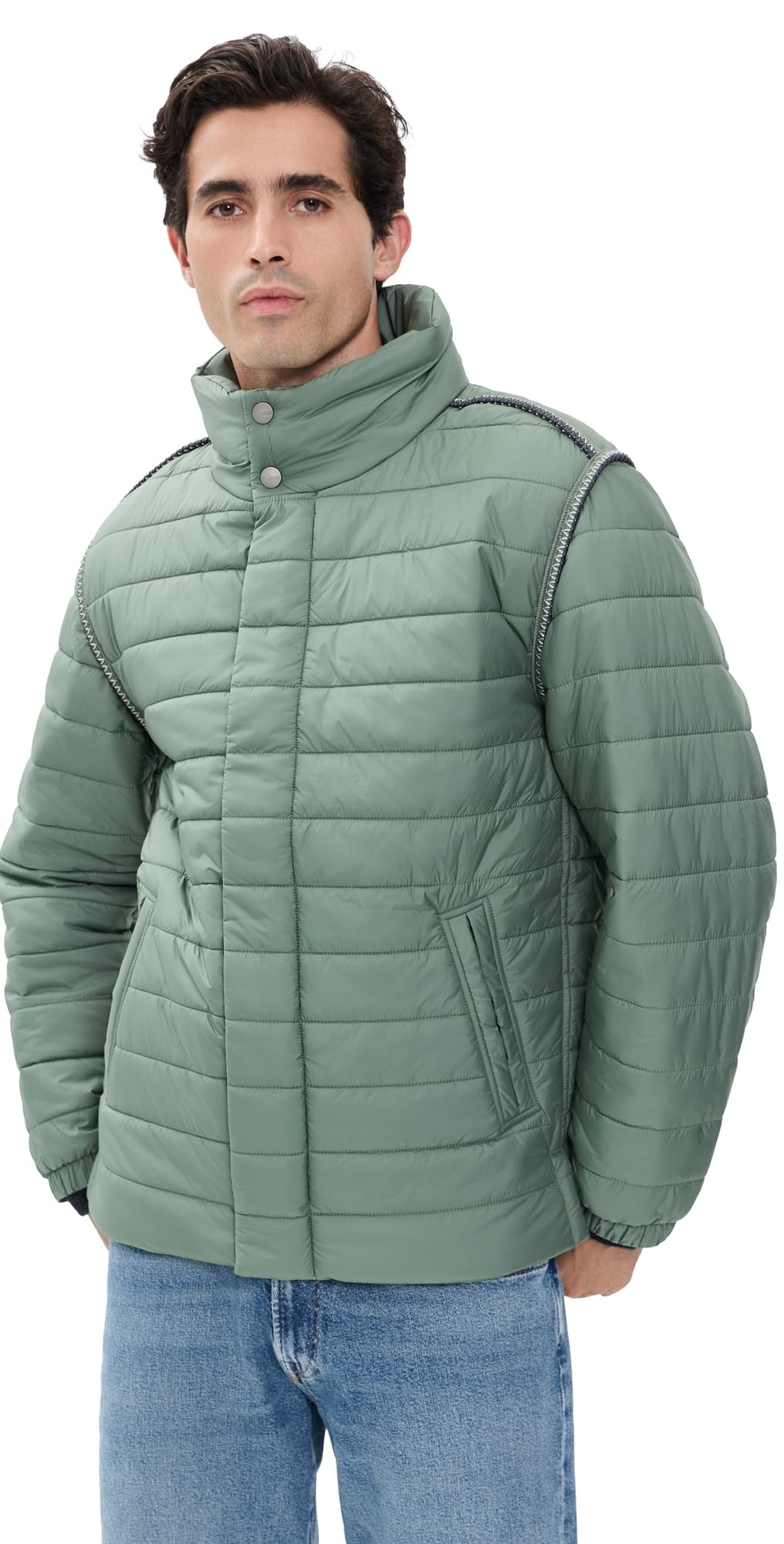 UGG Dray UGGbraid Zip Jacket Green Stone