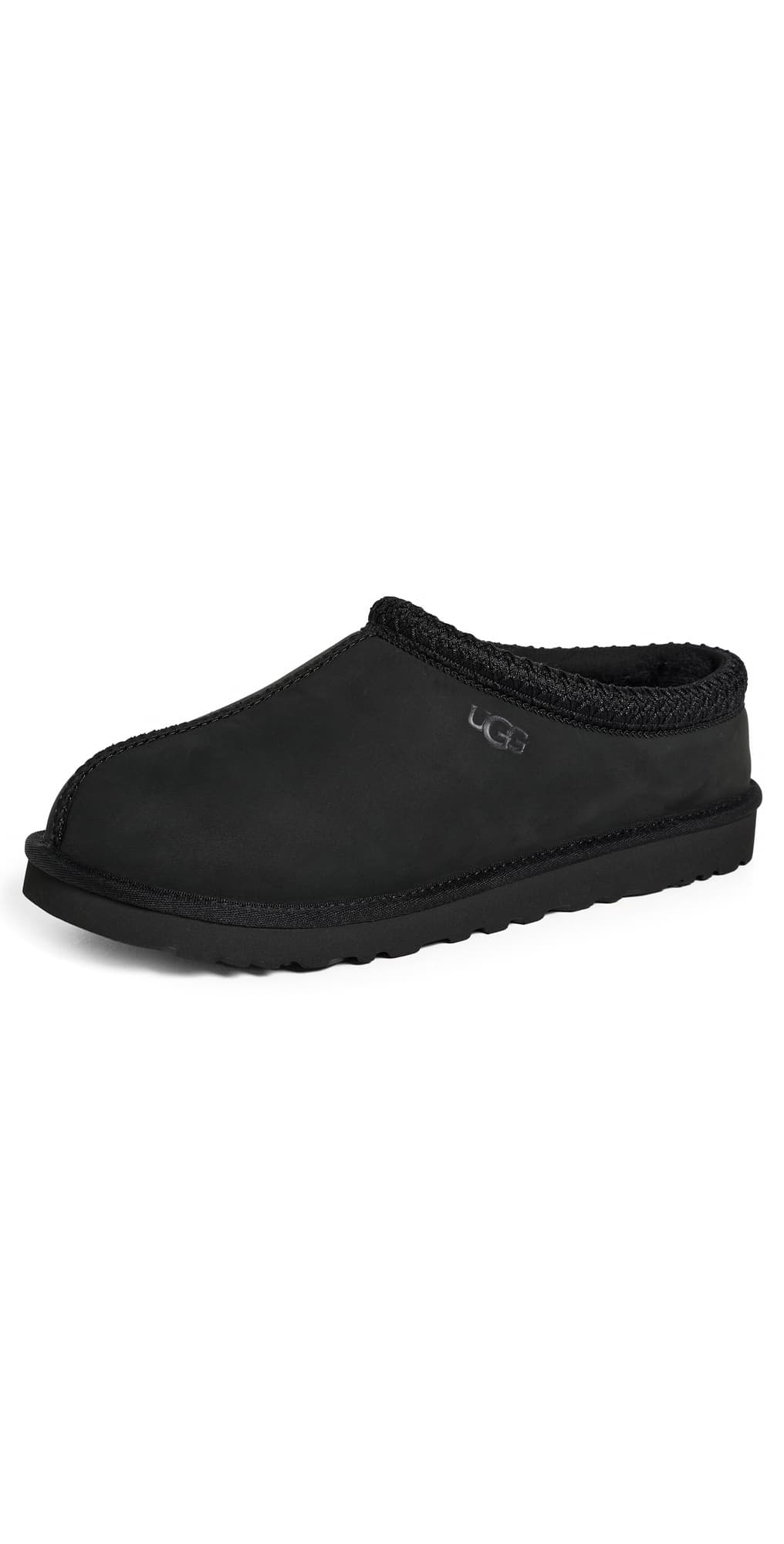 UGG Tasman Nubuck Slippers Black