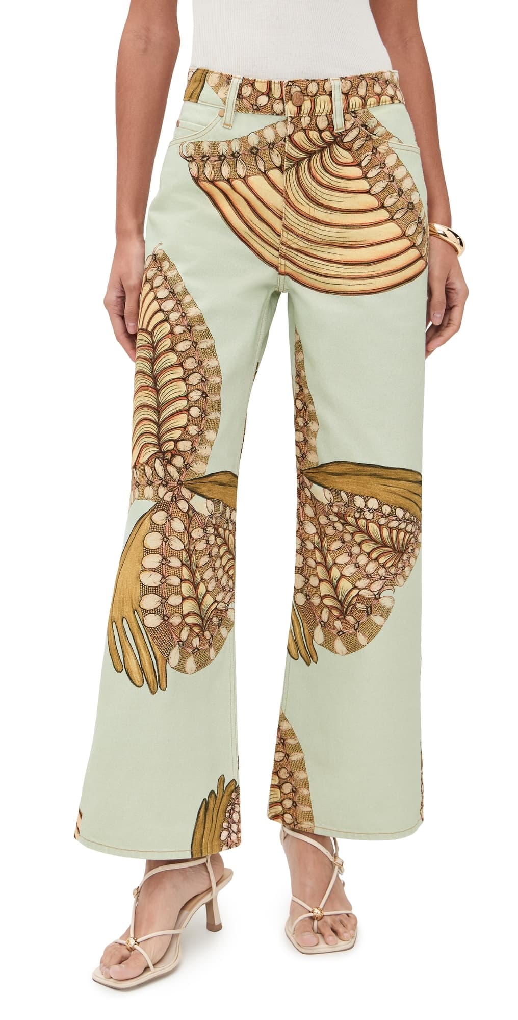Ulla Johnson Willow Jeans Water Blossoms