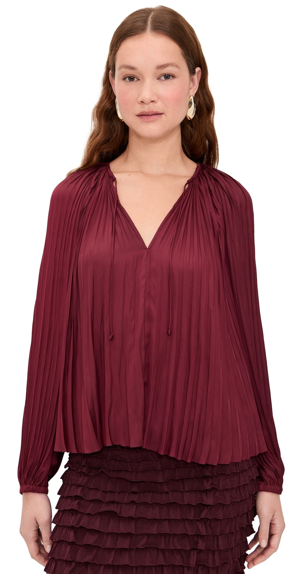 Ulla Johnson Electra Blouse Claret