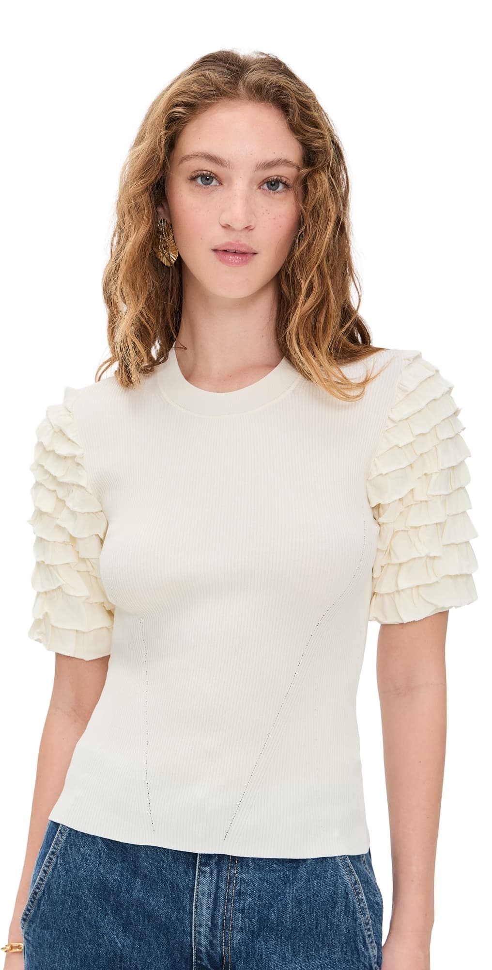 Ulla Johnson Kassia Top Cowrie · P