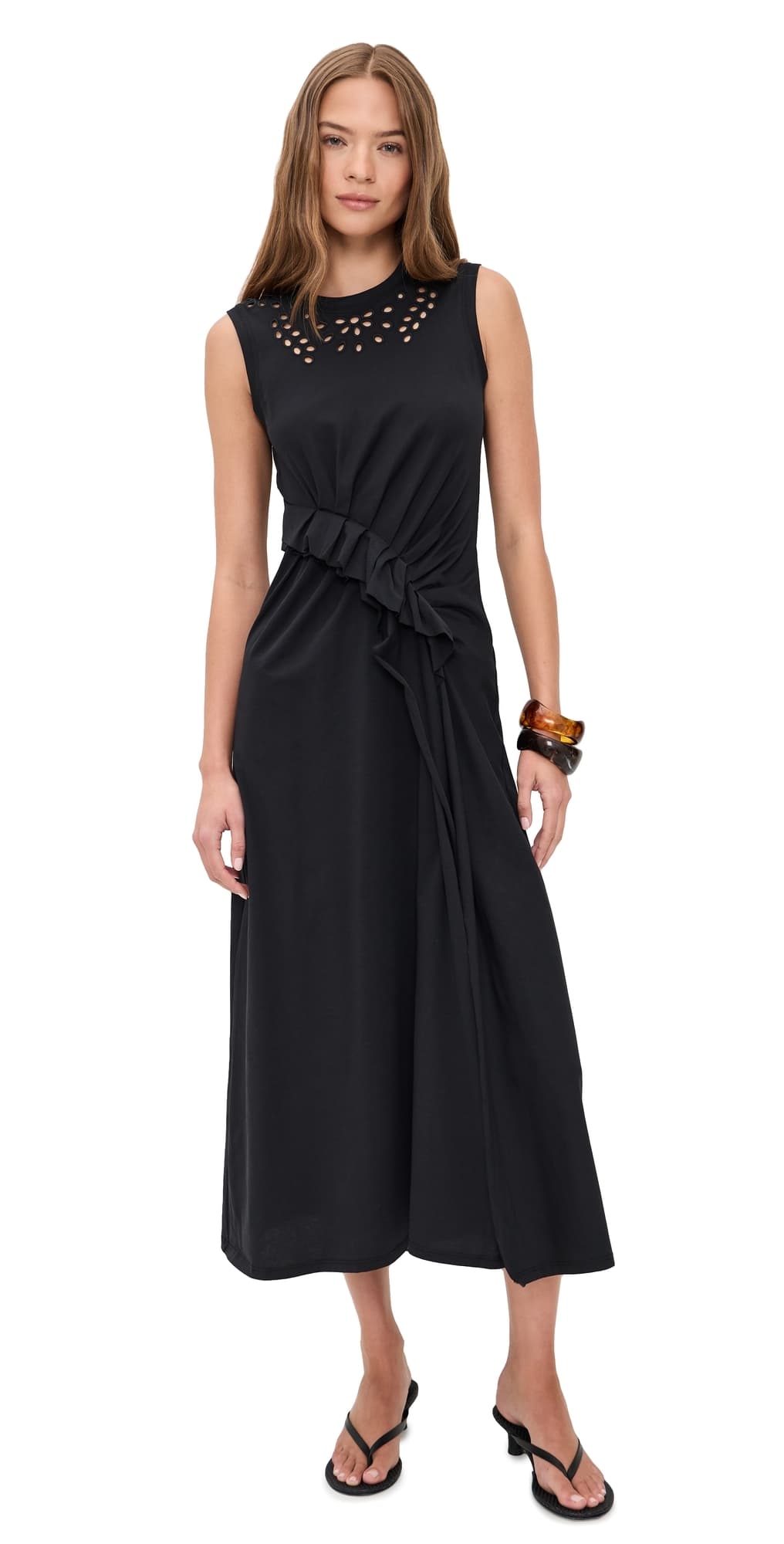 Ulla Johnson Jeune Cotton Dress Noir