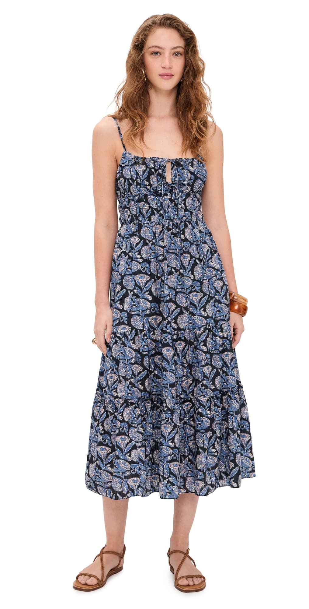 Ulla Johnson Aydin Cami Midi Dress Zinnia