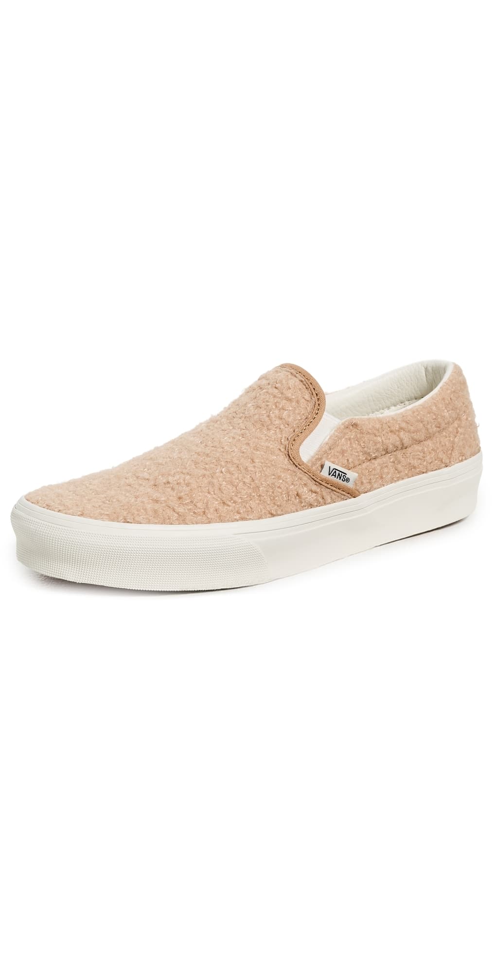 Vans Classic Slip On Sneakers Sherpa Tan