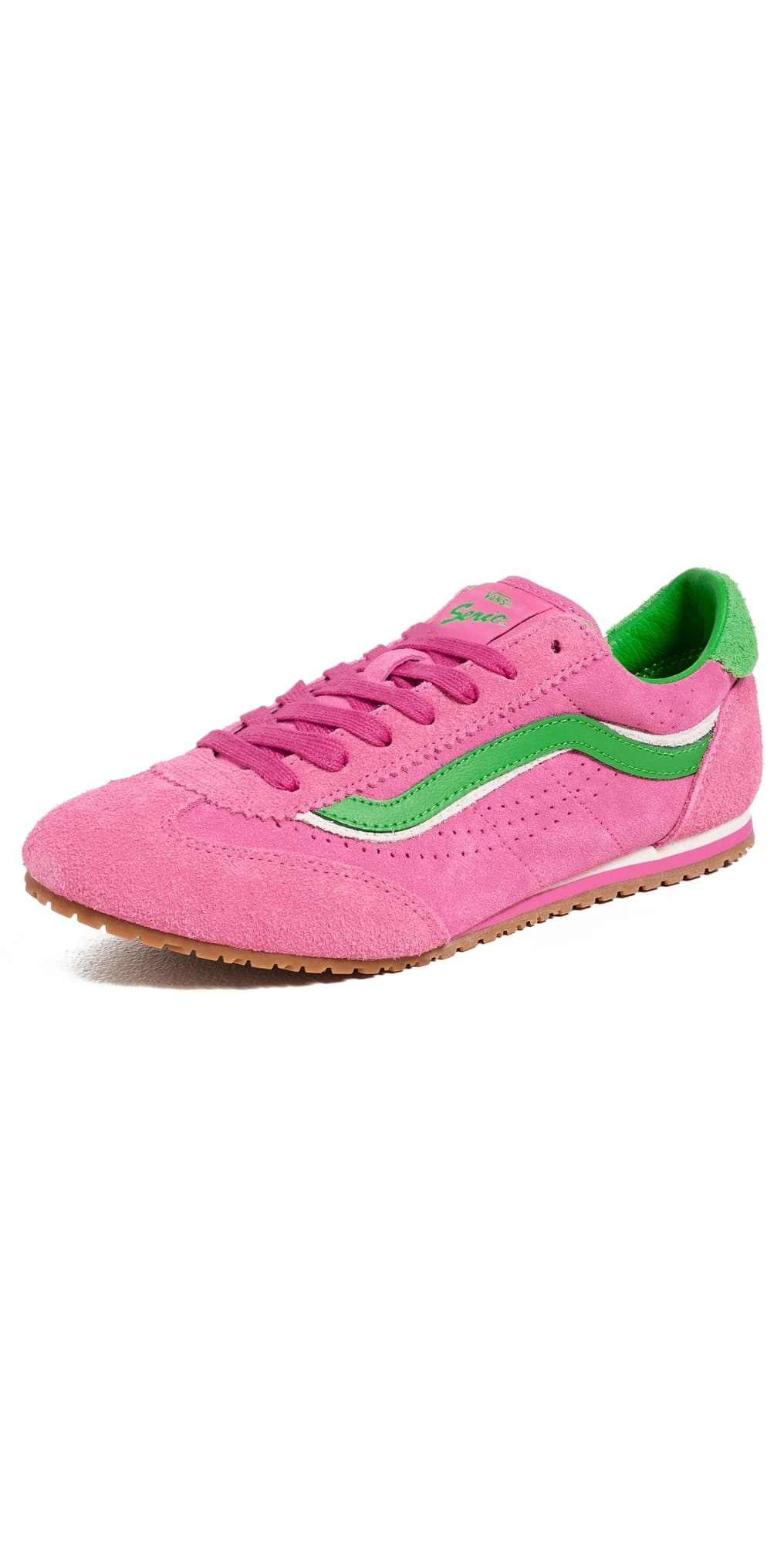 Vans Super Low Pro Sneakers Hot Pink/Green