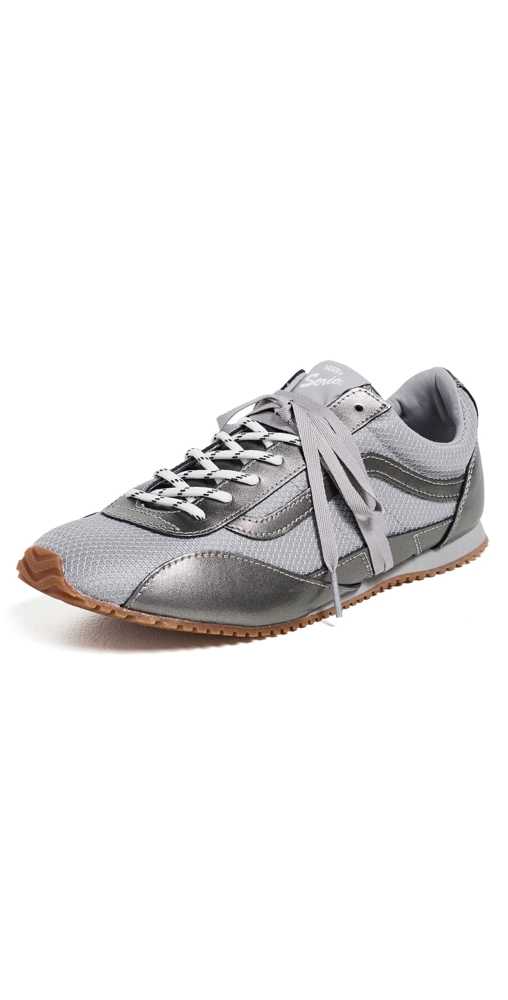 Vans Premium Super Lowpro Trainer Sneakers Marathon Silver