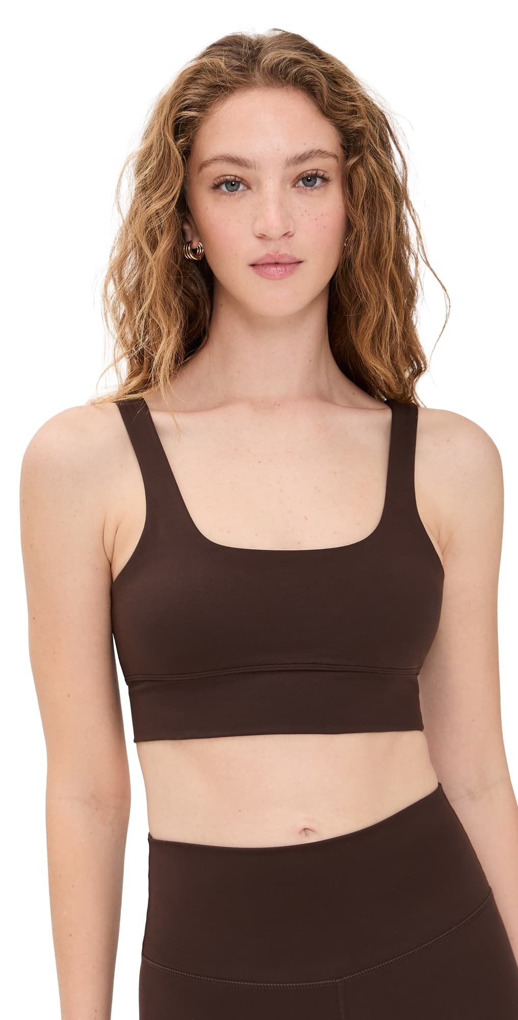 Varley FreeSoft Cori Bra Coffee Bean