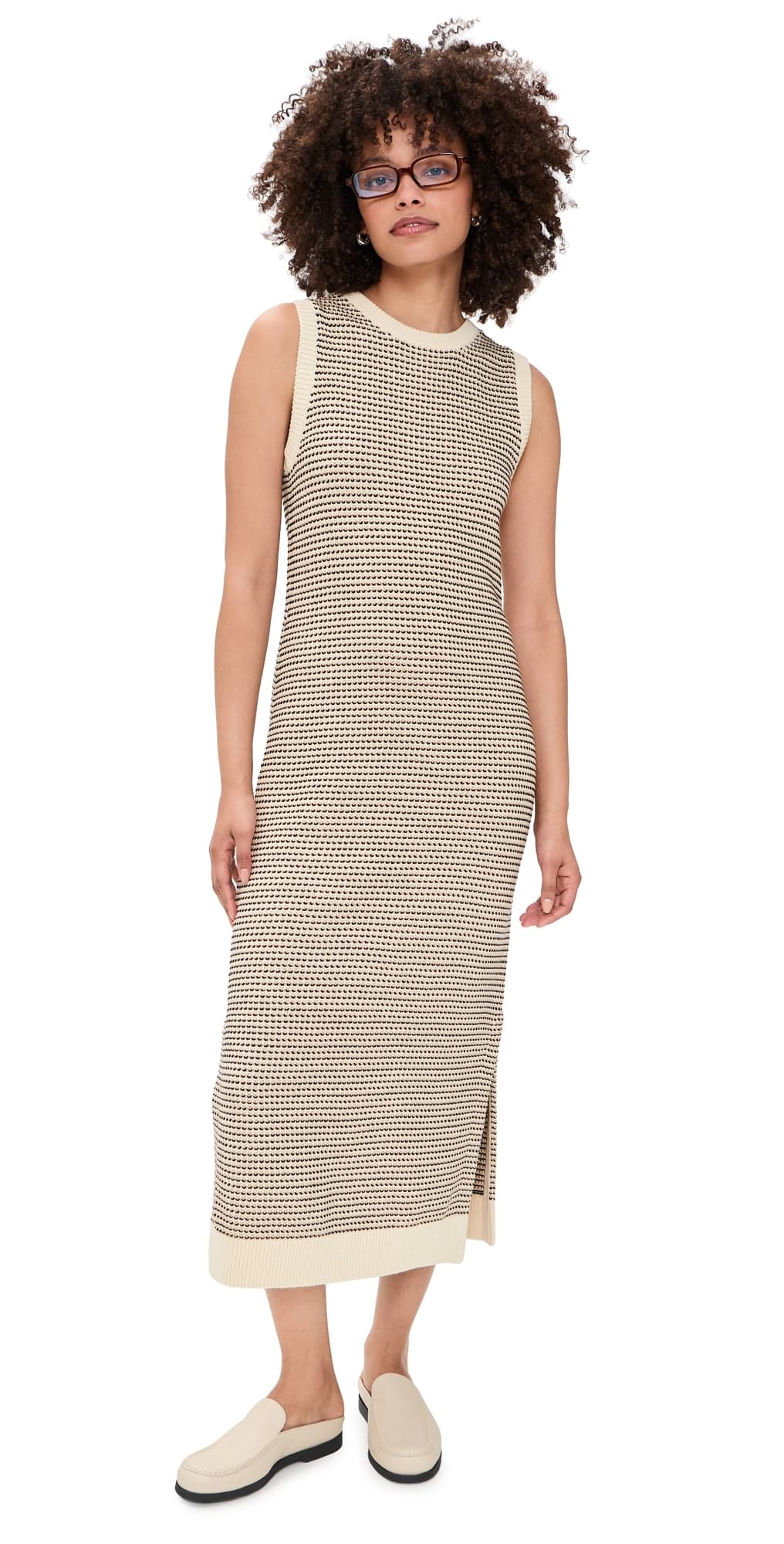 Varley Sadia Knit Dress Birch